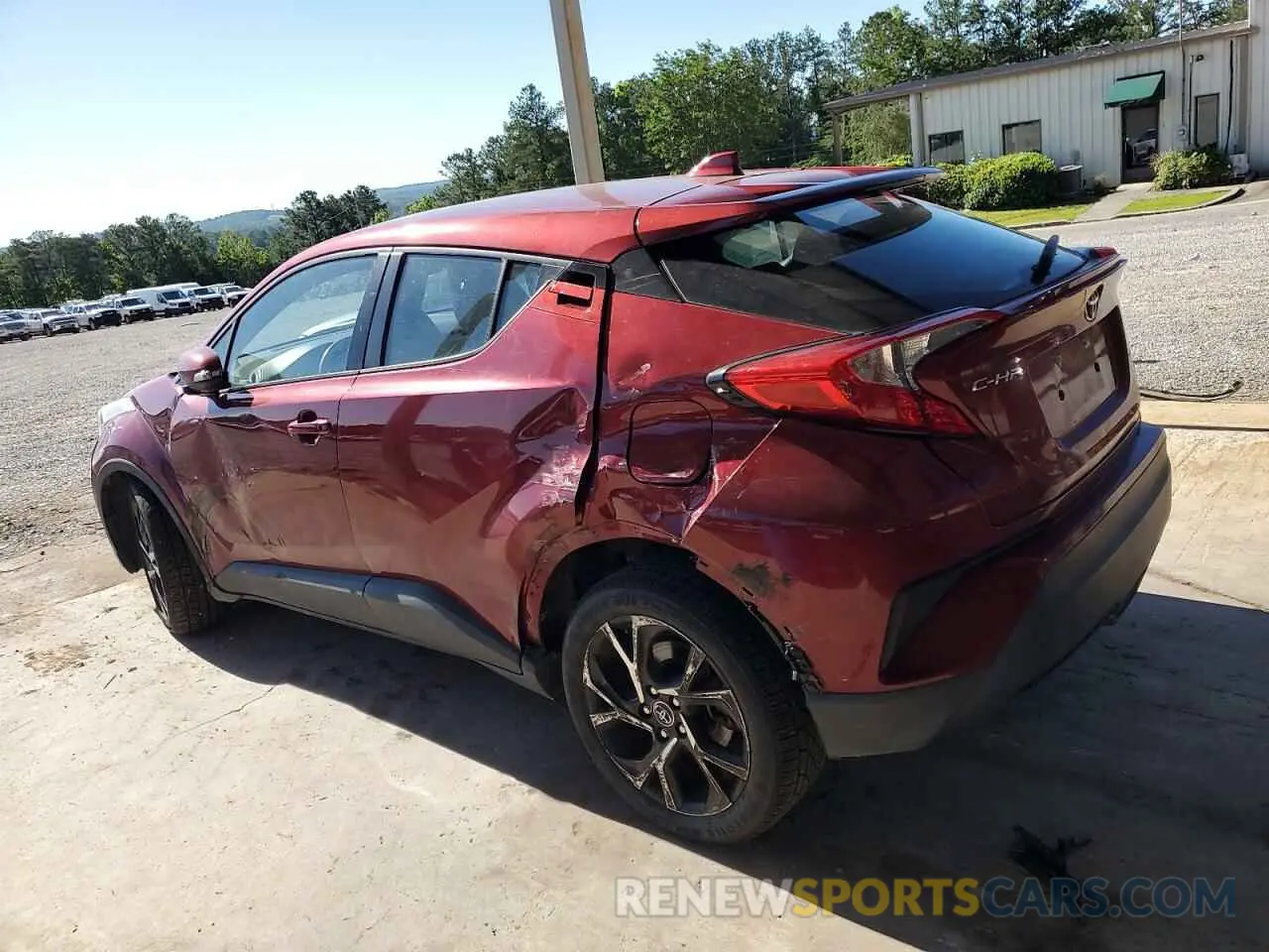 2 fotografías del automóvil dañado NMTKHMBX3KR081500 TOYOTA C-HR 2019