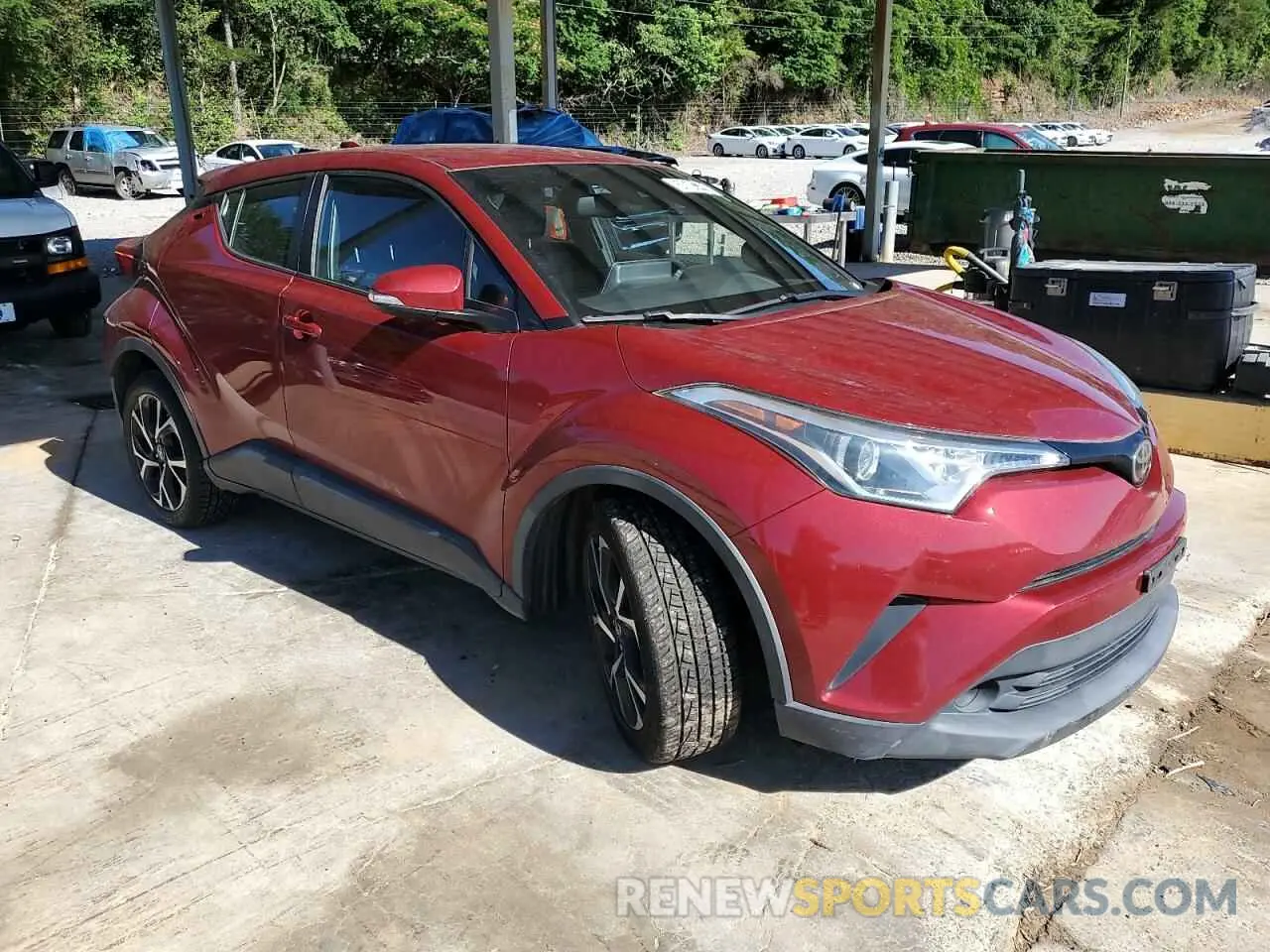 4 fotografías del automóvil dañado NMTKHMBX3KR081500 TOYOTA C-HR 2019