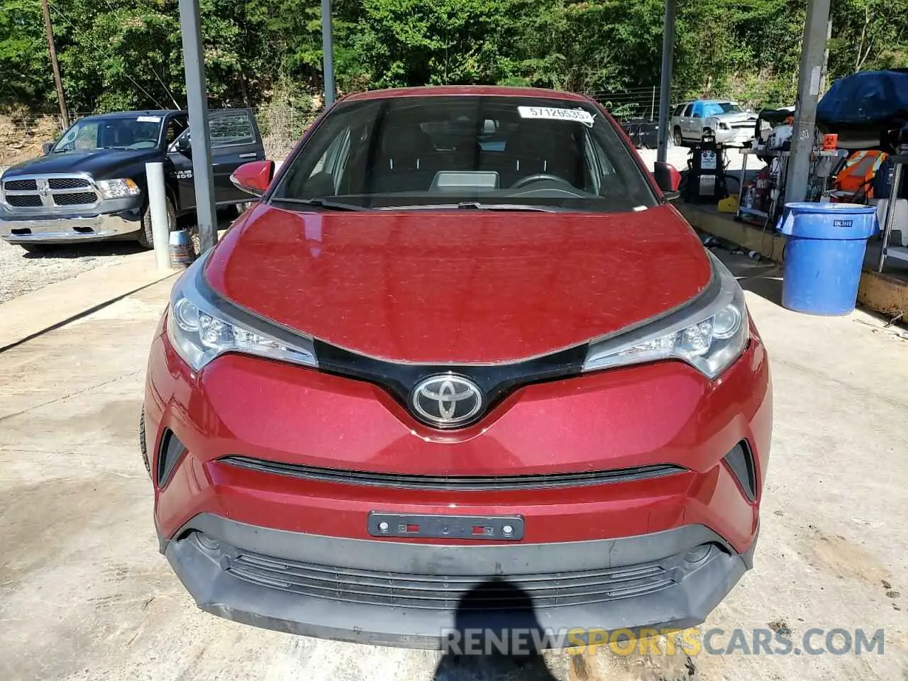 5 fotografías del automóvil dañado NMTKHMBX3KR081500 TOYOTA C-HR 2019