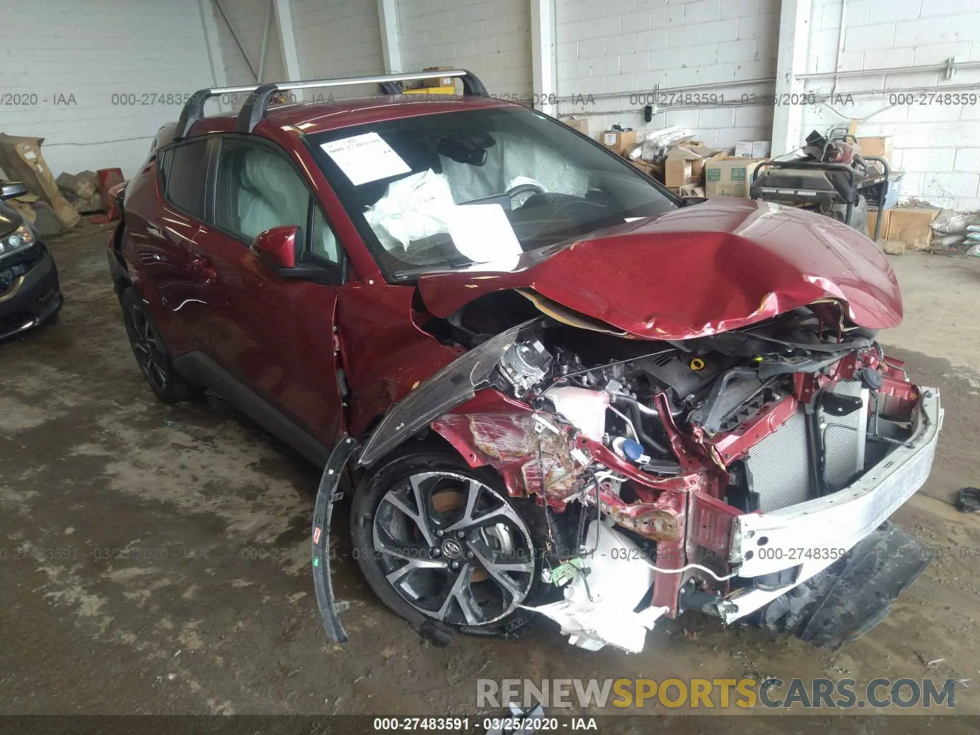 1 fotografías del automóvil dañado NMTKHMBX3KR088818 TOYOTA C-HR 2019