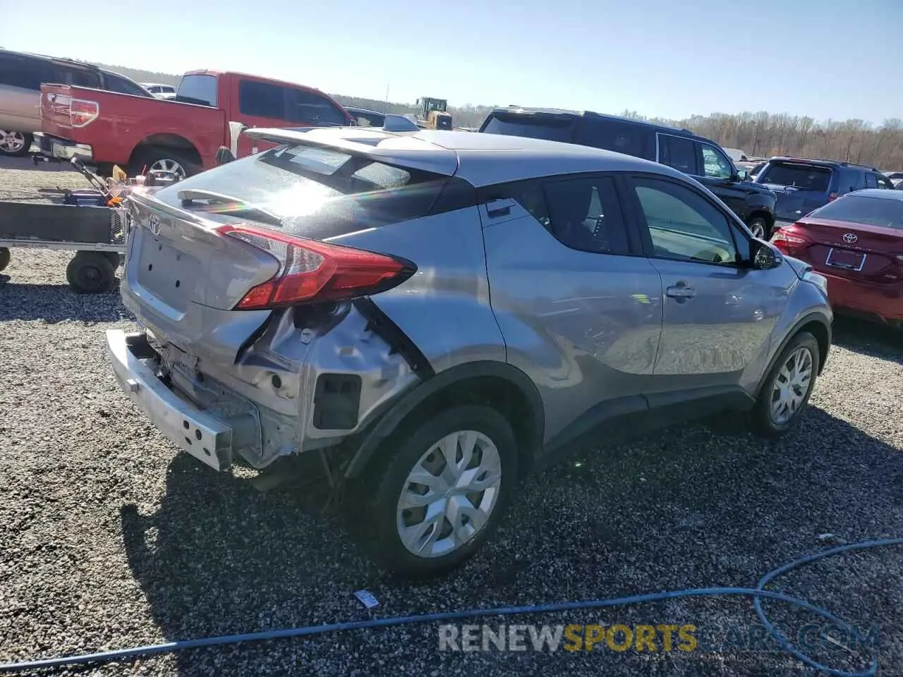 3 fotografías del automóvil dañado NMTKHMBX3KR098328 TOYOTA C-HR 2019