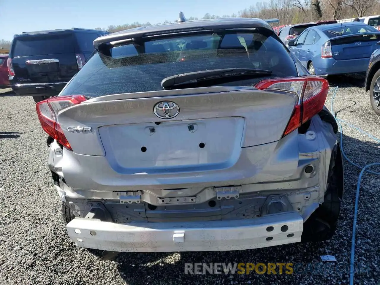 6 fotografías del automóvil dañado NMTKHMBX3KR098328 TOYOTA C-HR 2019