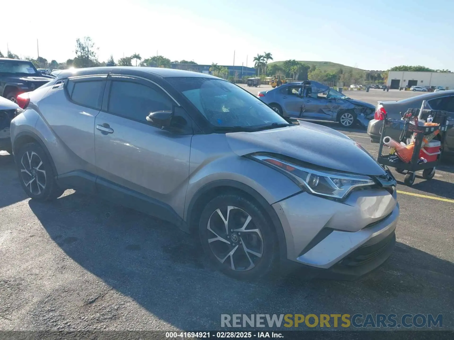 1 fotografías del automóvil dañado NMTKHMBX4KR082574 TOYOTA C-HR 2019