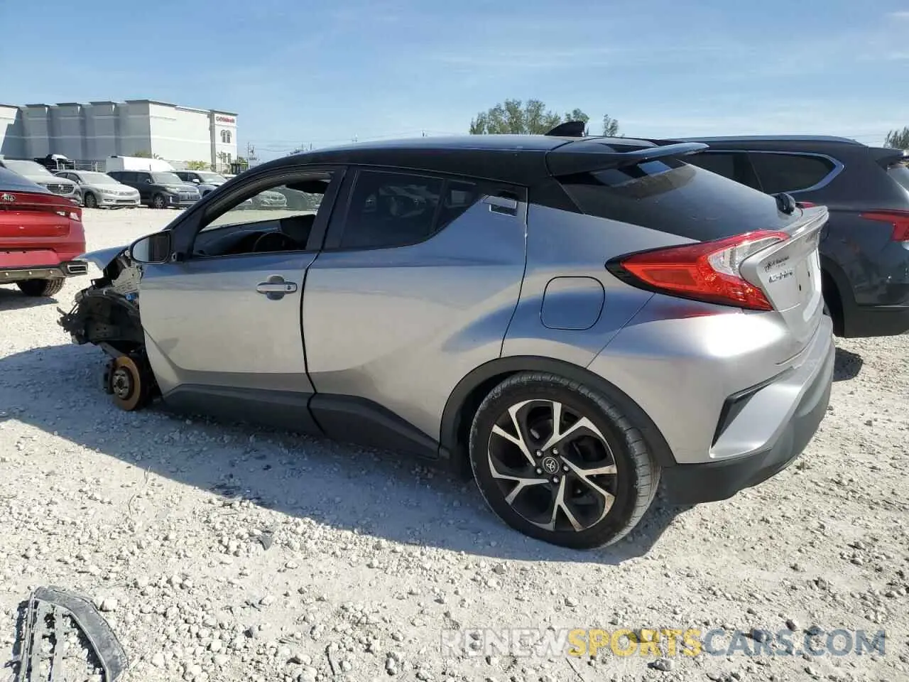 2 fotografías del automóvil dañado NMTKHMBX4KR084079 TOYOTA C-HR 2019