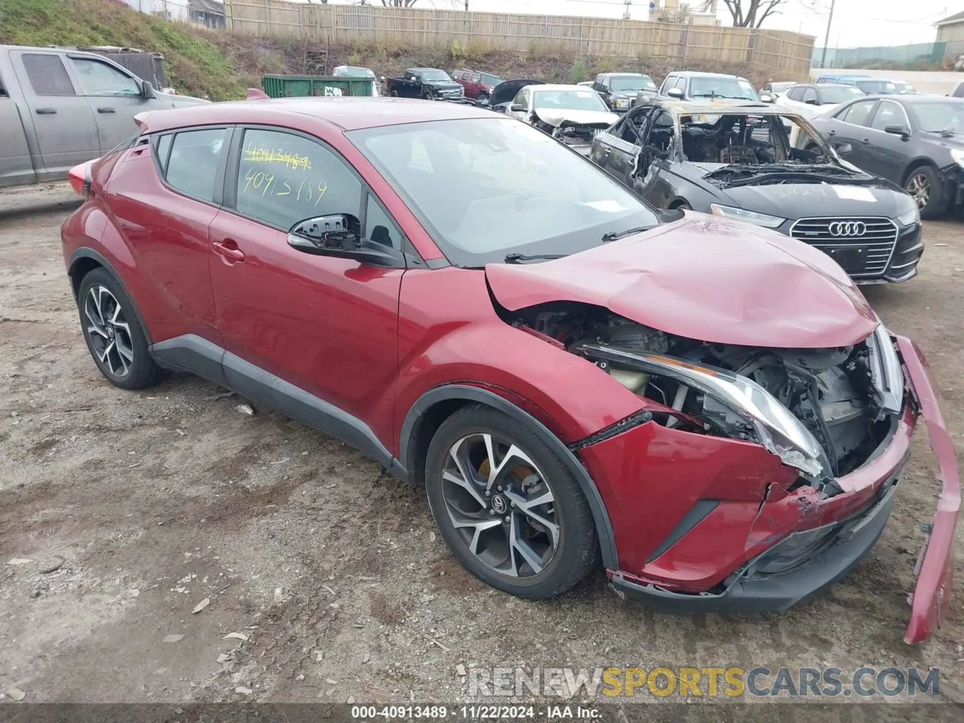 1 fotografías del automóvil dañado NMTKHMBX5KR076072 TOYOTA C-HR 2019