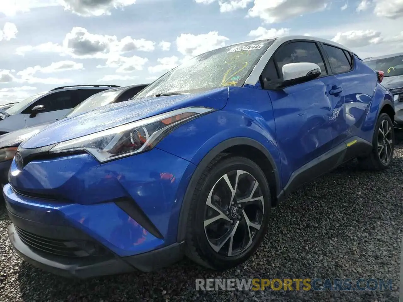 1 fotografías del automóvil dañado NMTKHMBX7KR081080 TOYOTA C-HR 2019