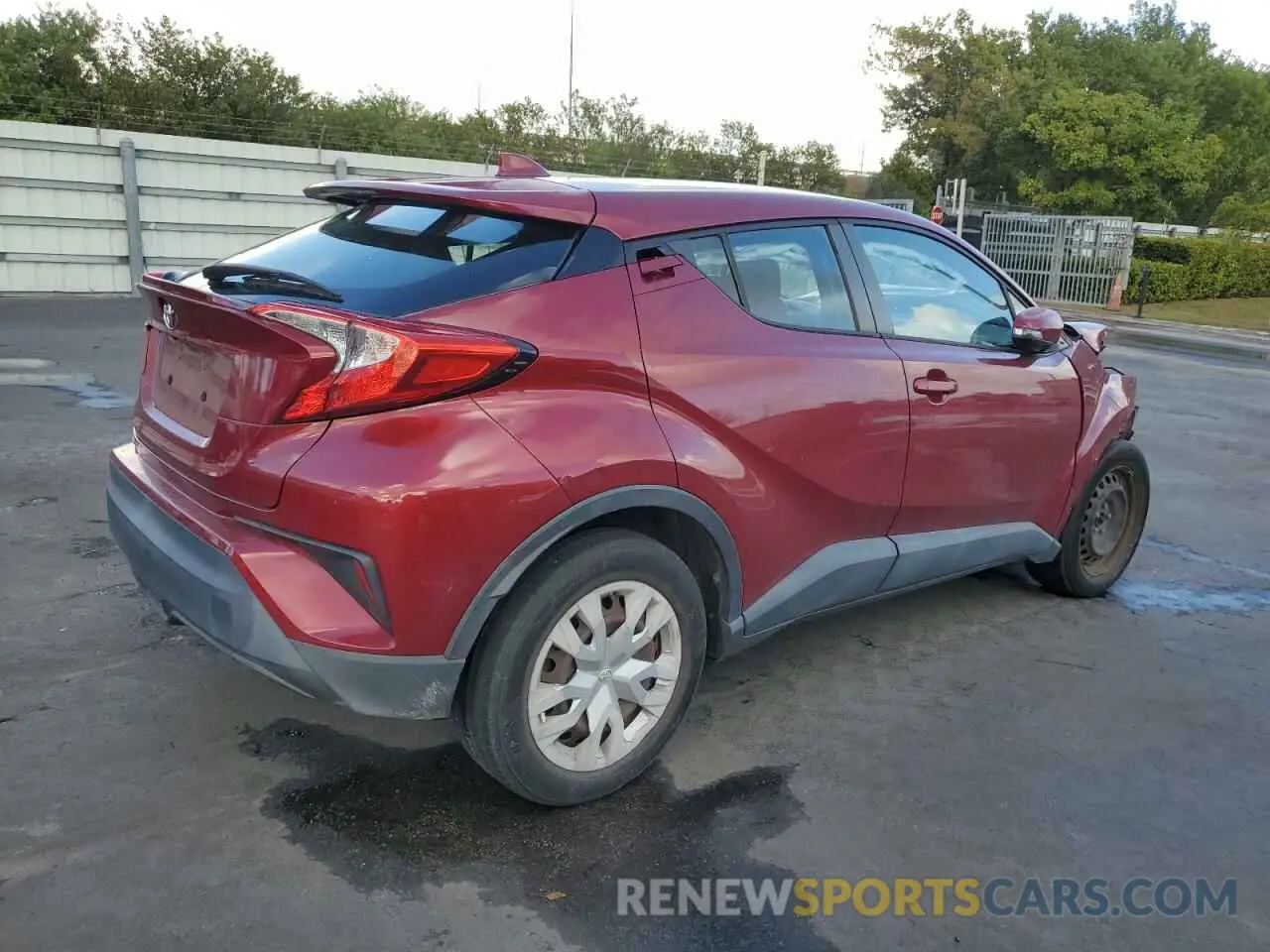 3 fotografías del automóvil dañado NMTKHMBX7KR086540 TOYOTA C-HR 2019