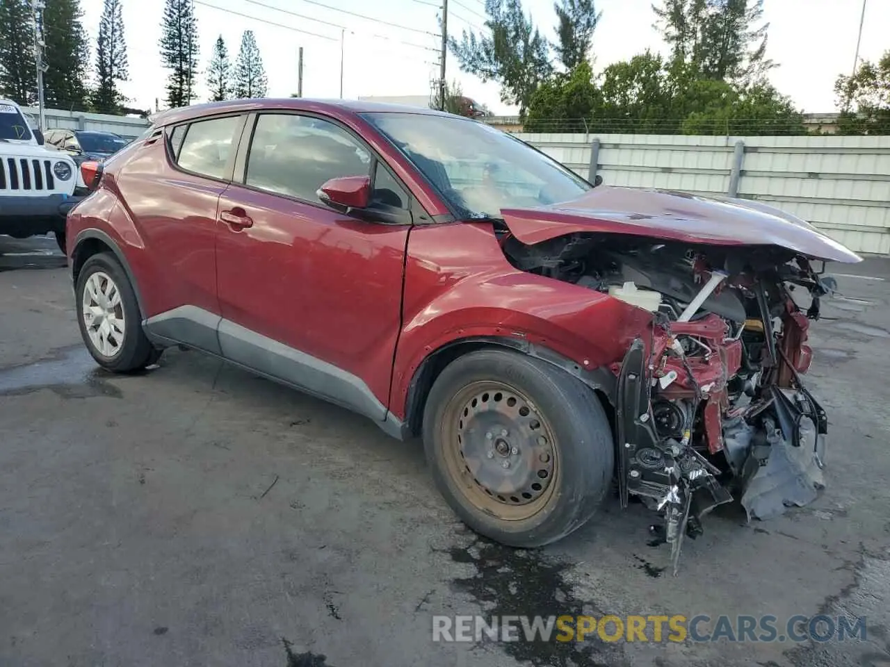 4 fotografías del automóvil dañado NMTKHMBX7KR086540 TOYOTA C-HR 2019