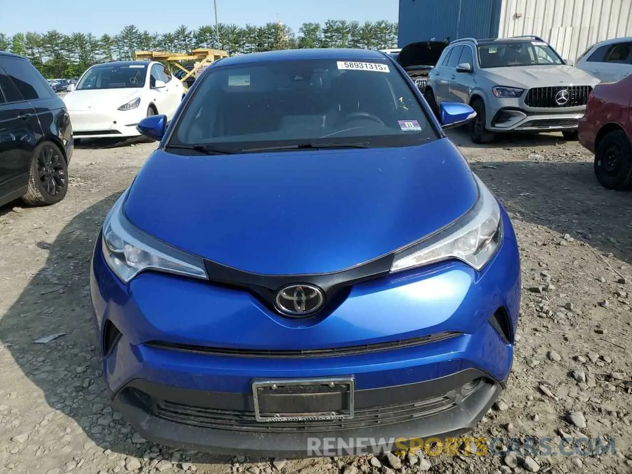 5 fotografías del automóvil dañado NMTKHMBX7KR098834 TOYOTA C-HR 2019