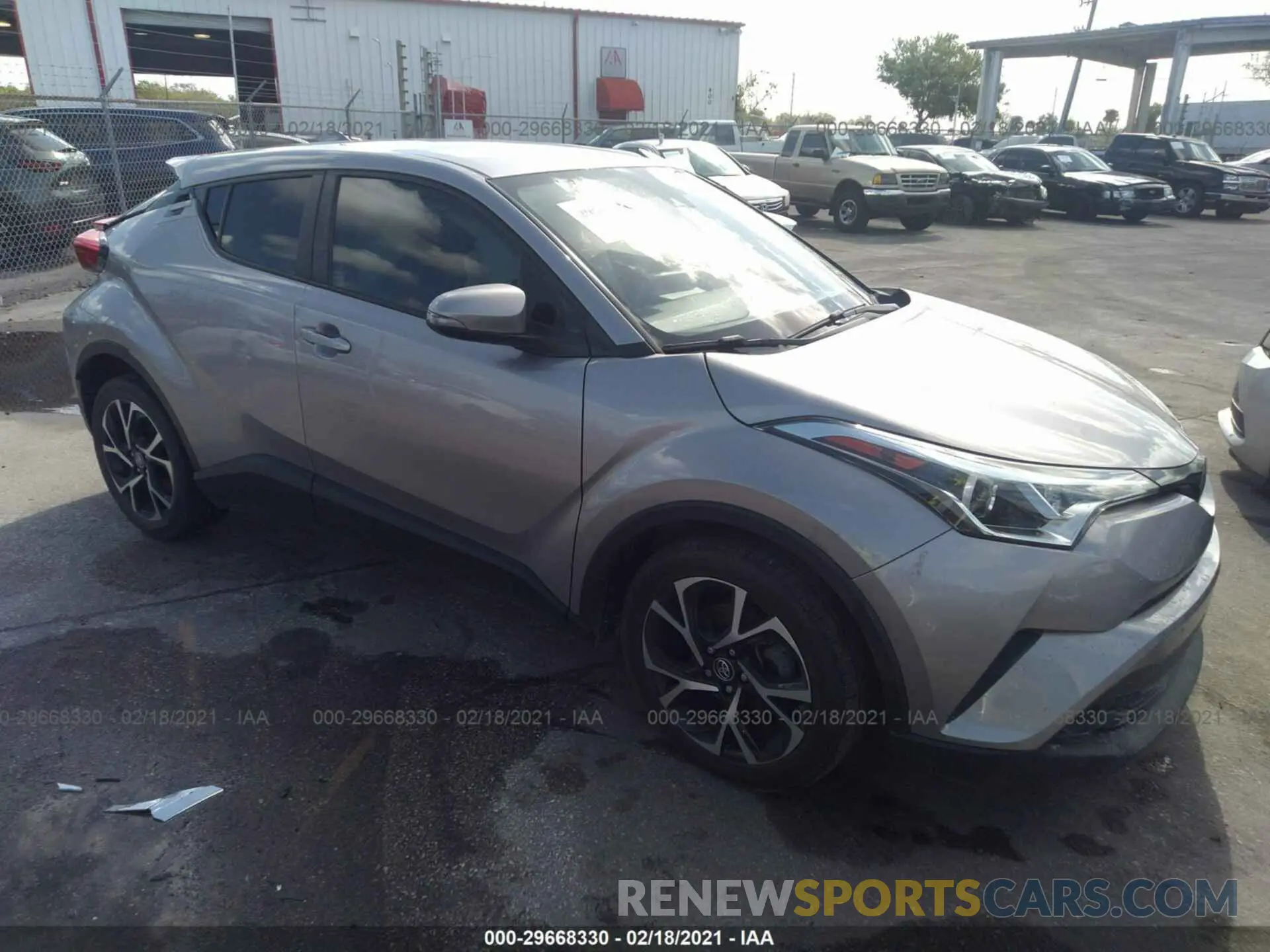 1 fotografías del automóvil dañado NMTKHMBX8KR078012 TOYOTA C-HR 2019