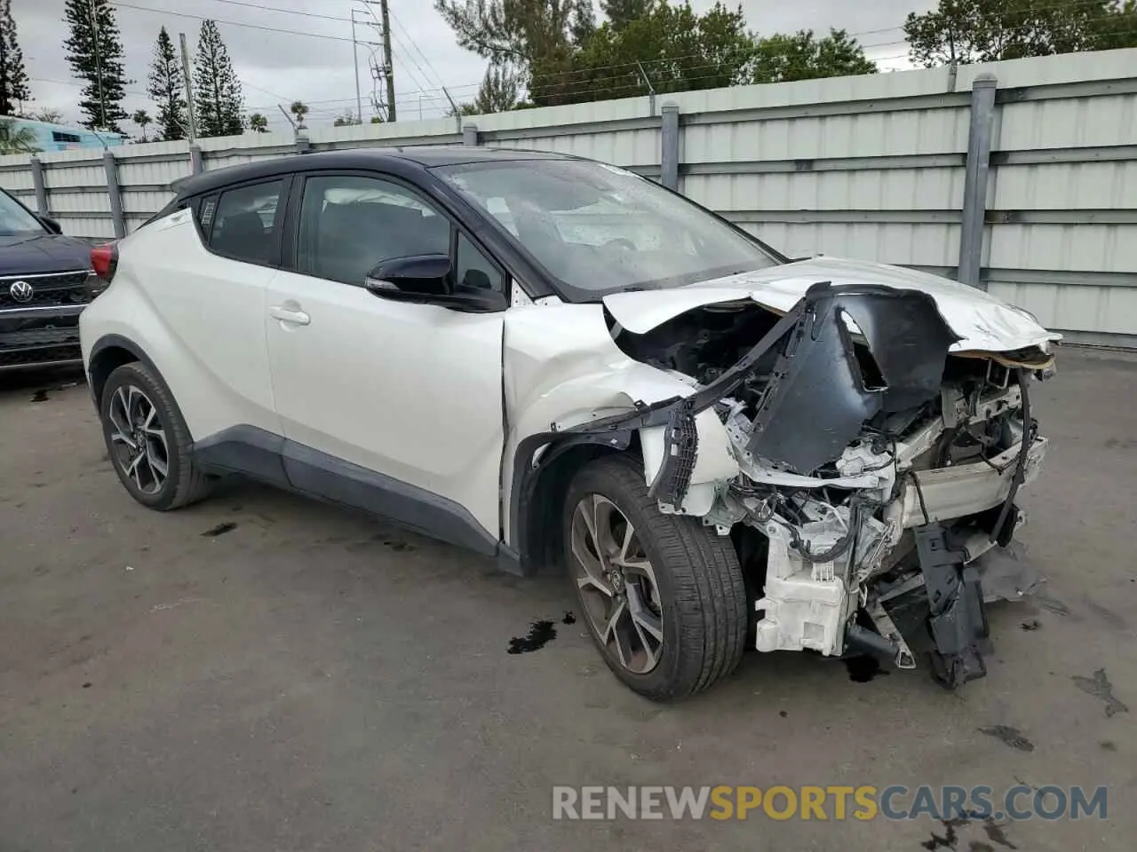 4 fotografías del automóvil dañado NMTKHMBX8KR084750 TOYOTA C-HR 2019