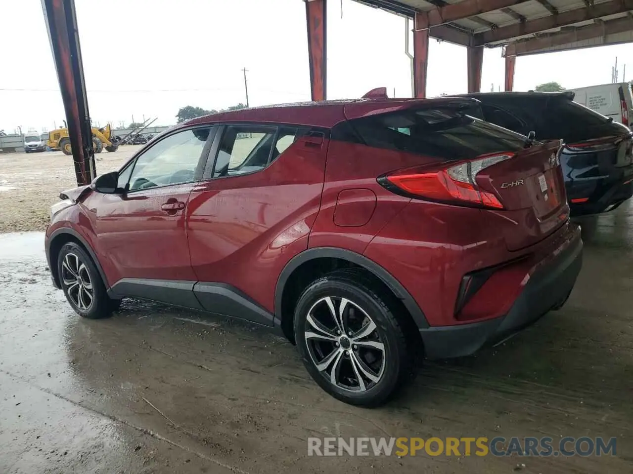 2 fotografías del automóvil dañado NMTKHMBX8KR090306 TOYOTA C-HR 2019