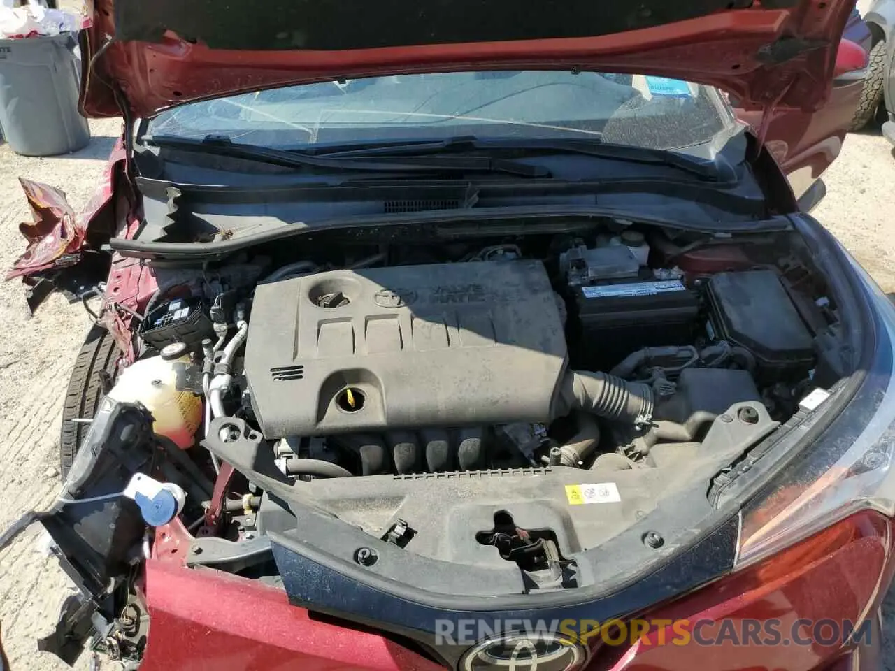 12 fotografías del automóvil dañado NMTKHMBX9KR074616 TOYOTA C-HR 2019