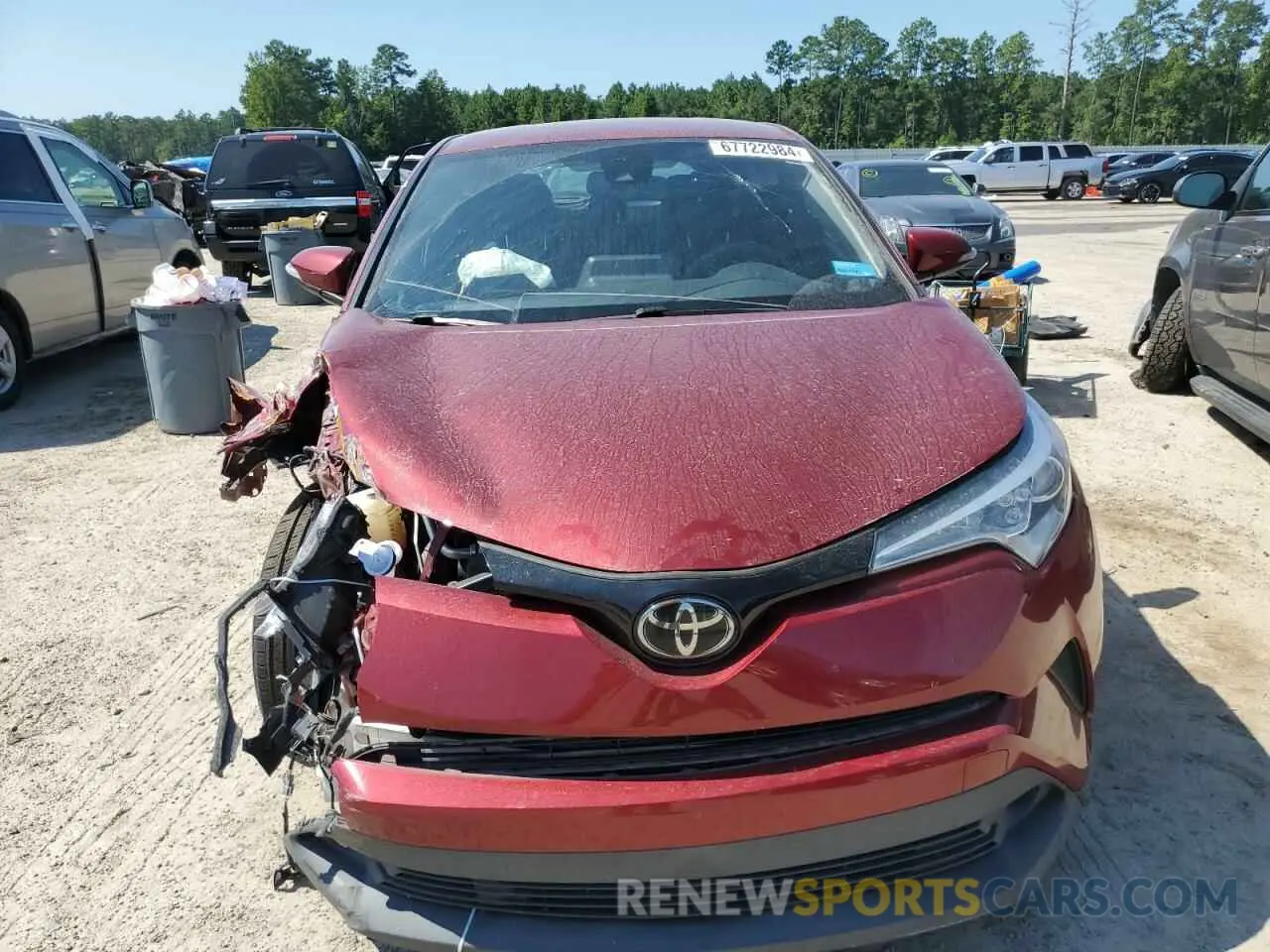 5 fotografías del automóvil dañado NMTKHMBX9KR074616 TOYOTA C-HR 2019