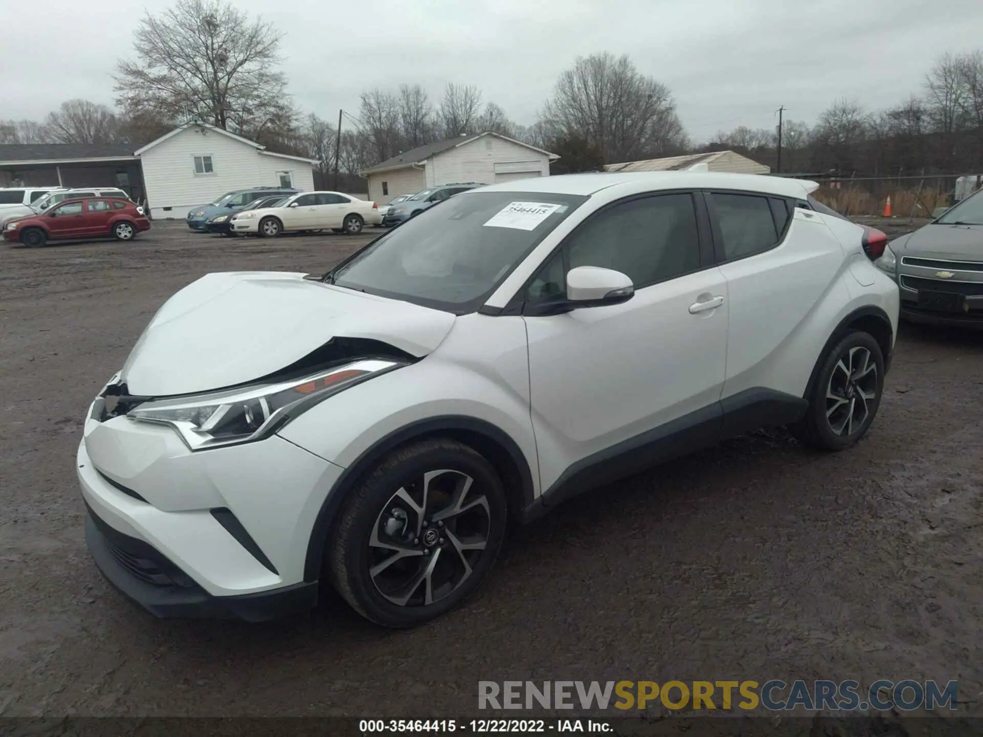 2 fotografías del automóvil dañado NMTKHMBX9KR077905 TOYOTA C-HR 2019