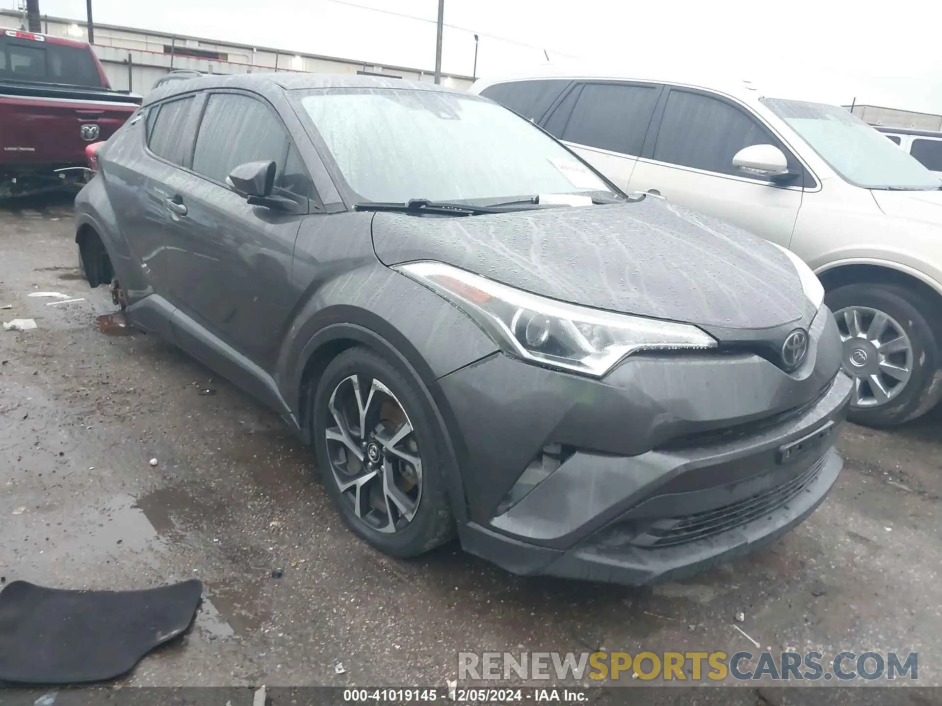 1 fotografías del automóvil dañado NMTKHMBX9KR091450 TOYOTA C-HR 2019