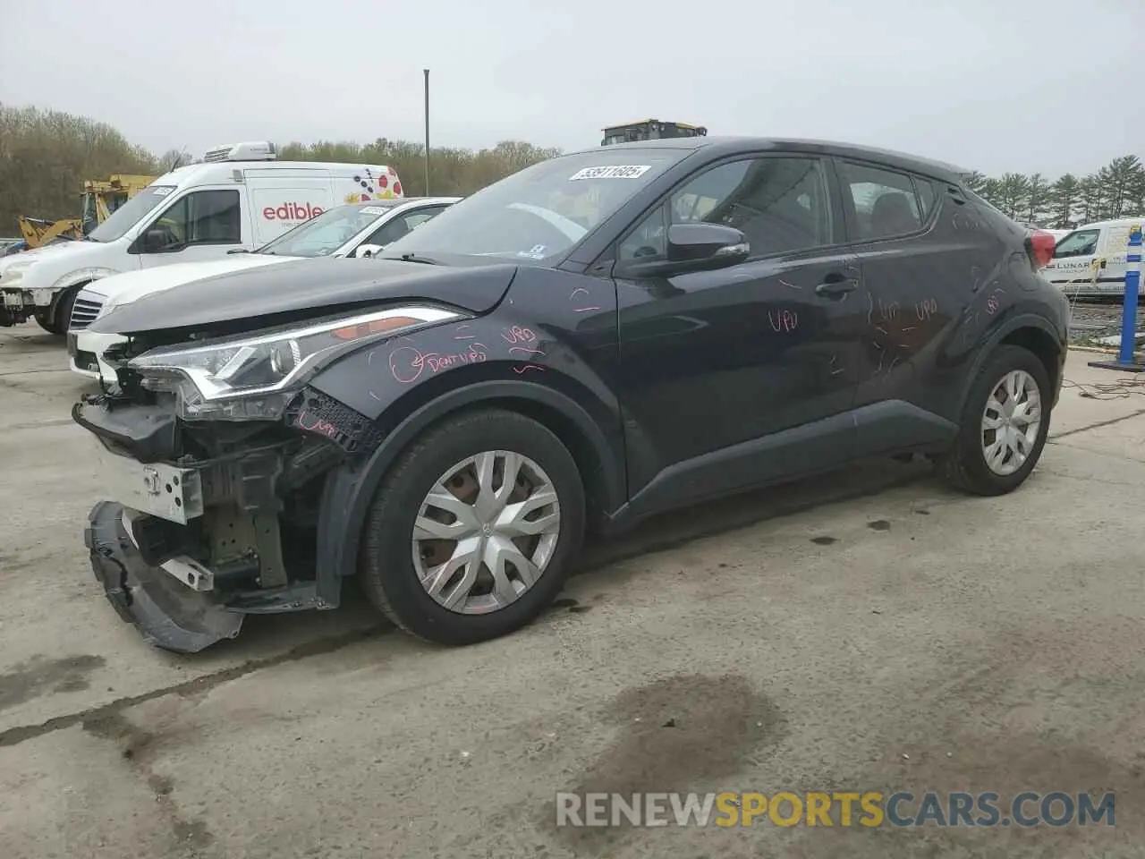 1 fotografías del automóvil dañado NMTKHMBXXKR076410 TOYOTA C-HR 2019