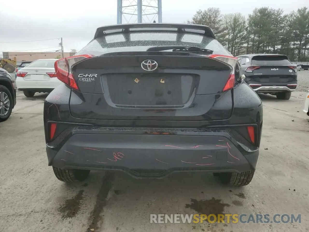 6 fotografías del automóvil dañado NMTKHMBXXKR076410 TOYOTA C-HR 2019