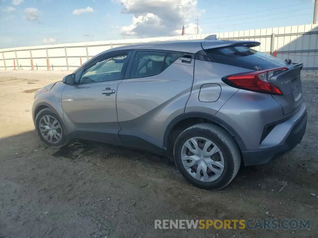 2 fotografías del automóvil dañado JTNKHMBX0L1090893 TOYOTA C-HR 2020