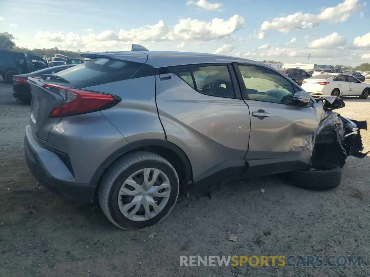 3 fotografías del automóvil dañado JTNKHMBX0L1090893 TOYOTA C-HR 2020