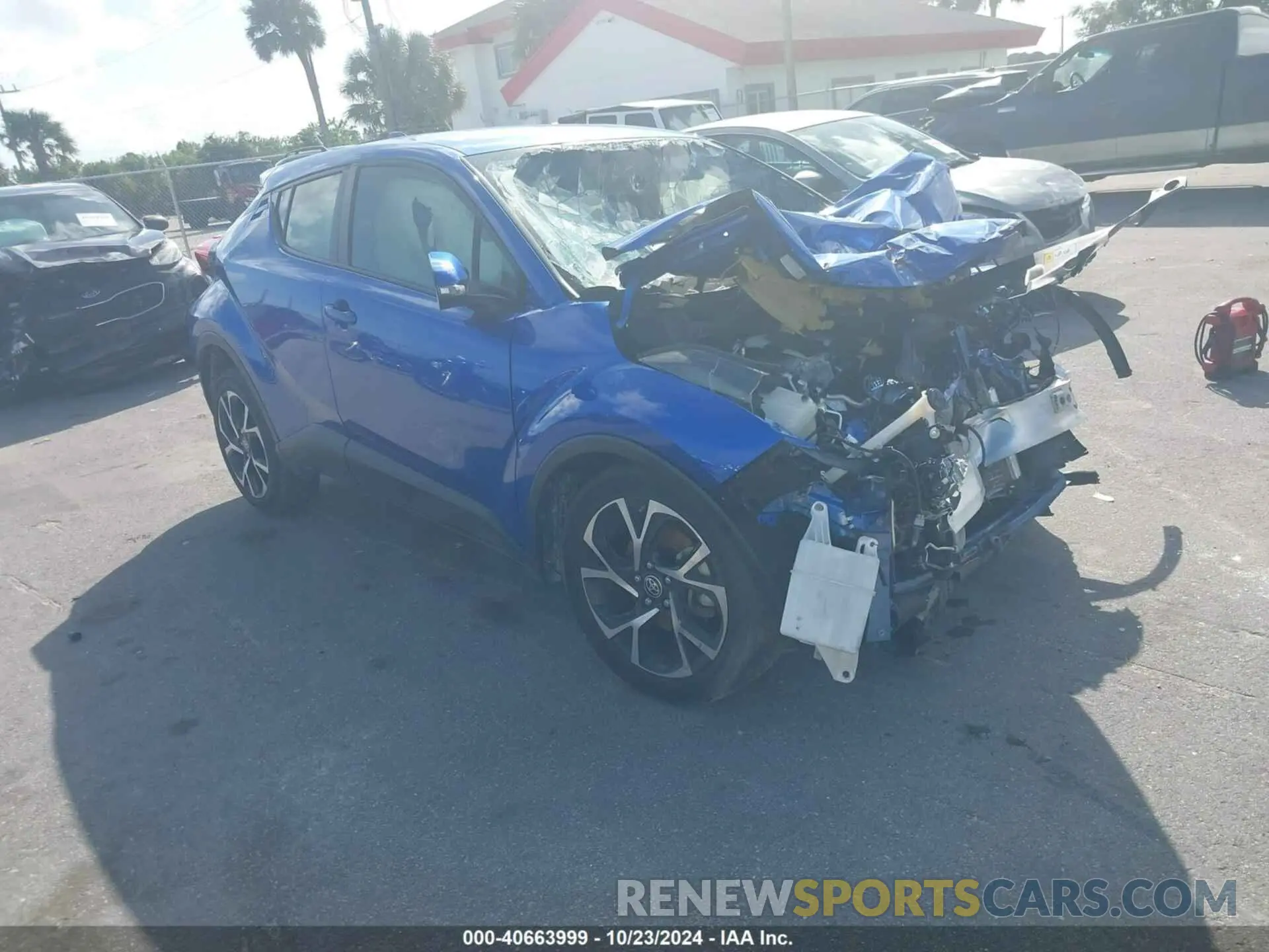 1 fotografías del automóvil dañado JTNKHMBX0L1090943 TOYOTA C-HR 2020