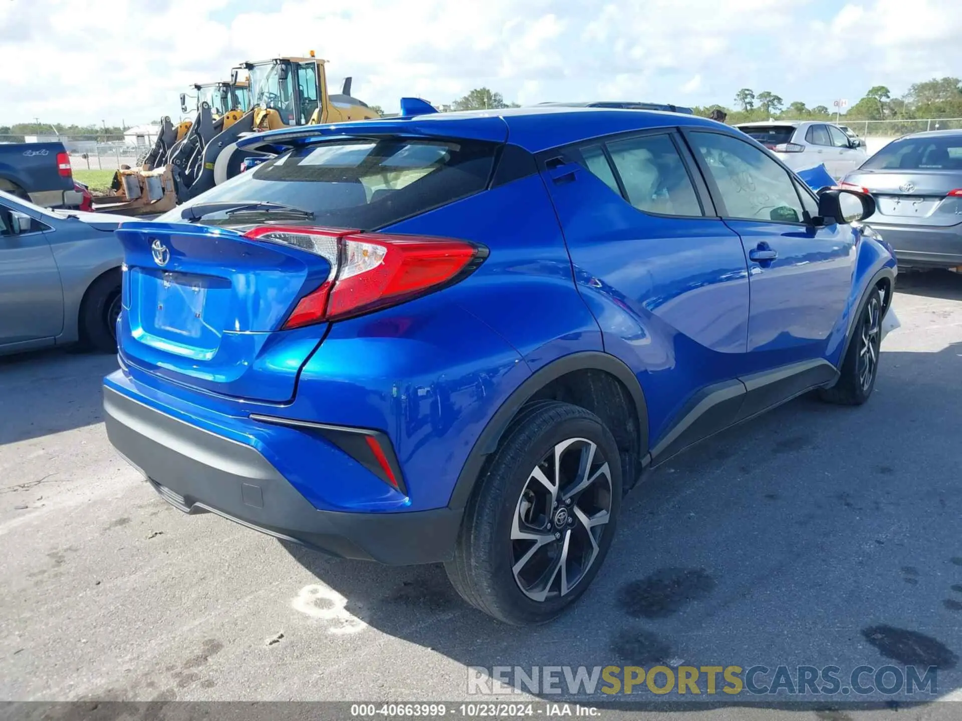 4 fotografías del automóvil dañado JTNKHMBX0L1090943 TOYOTA C-HR 2020