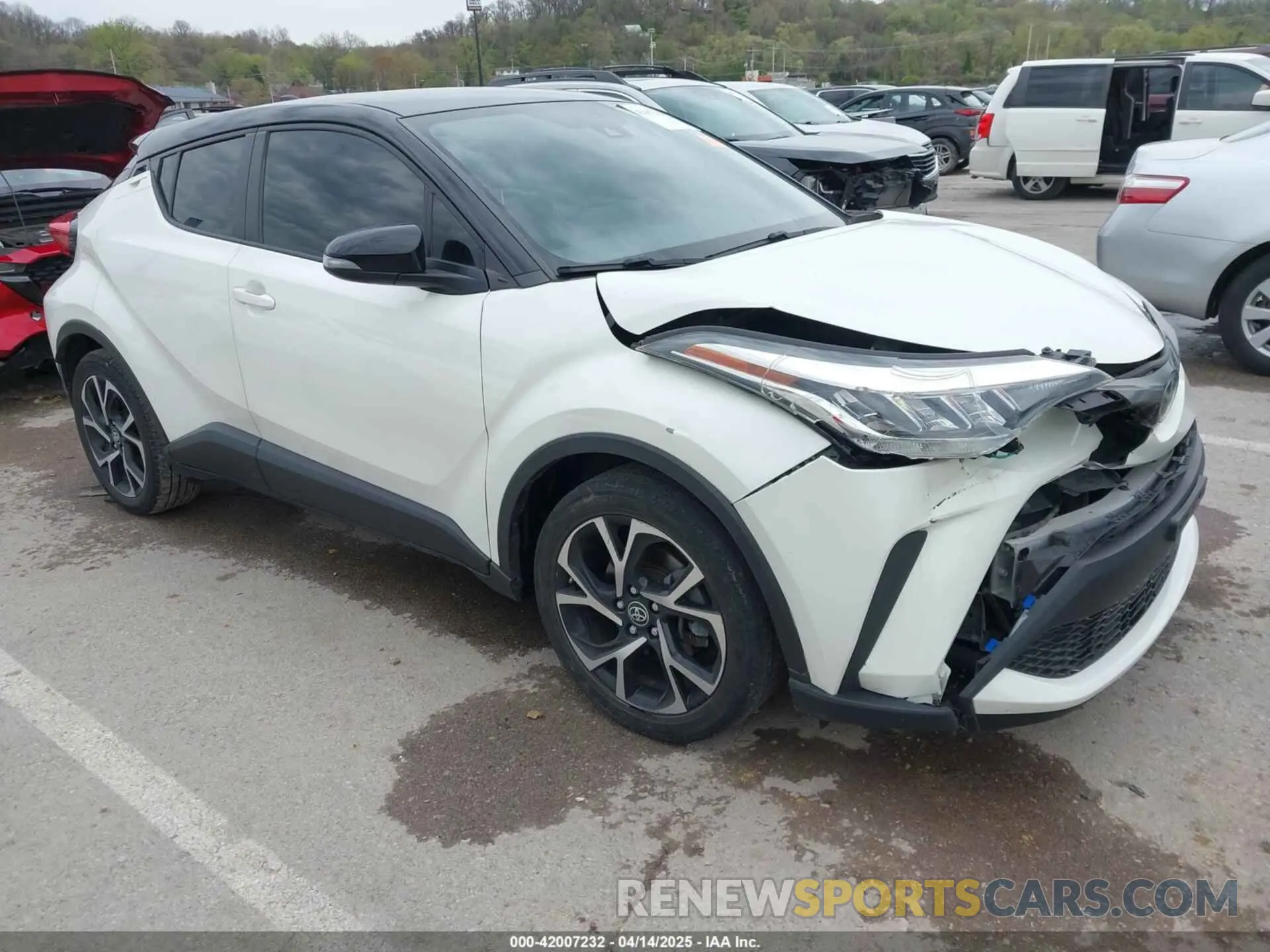 1 fotografías del automóvil dañado JTNKHMBX1L1066943 TOYOTA C-HR 2020