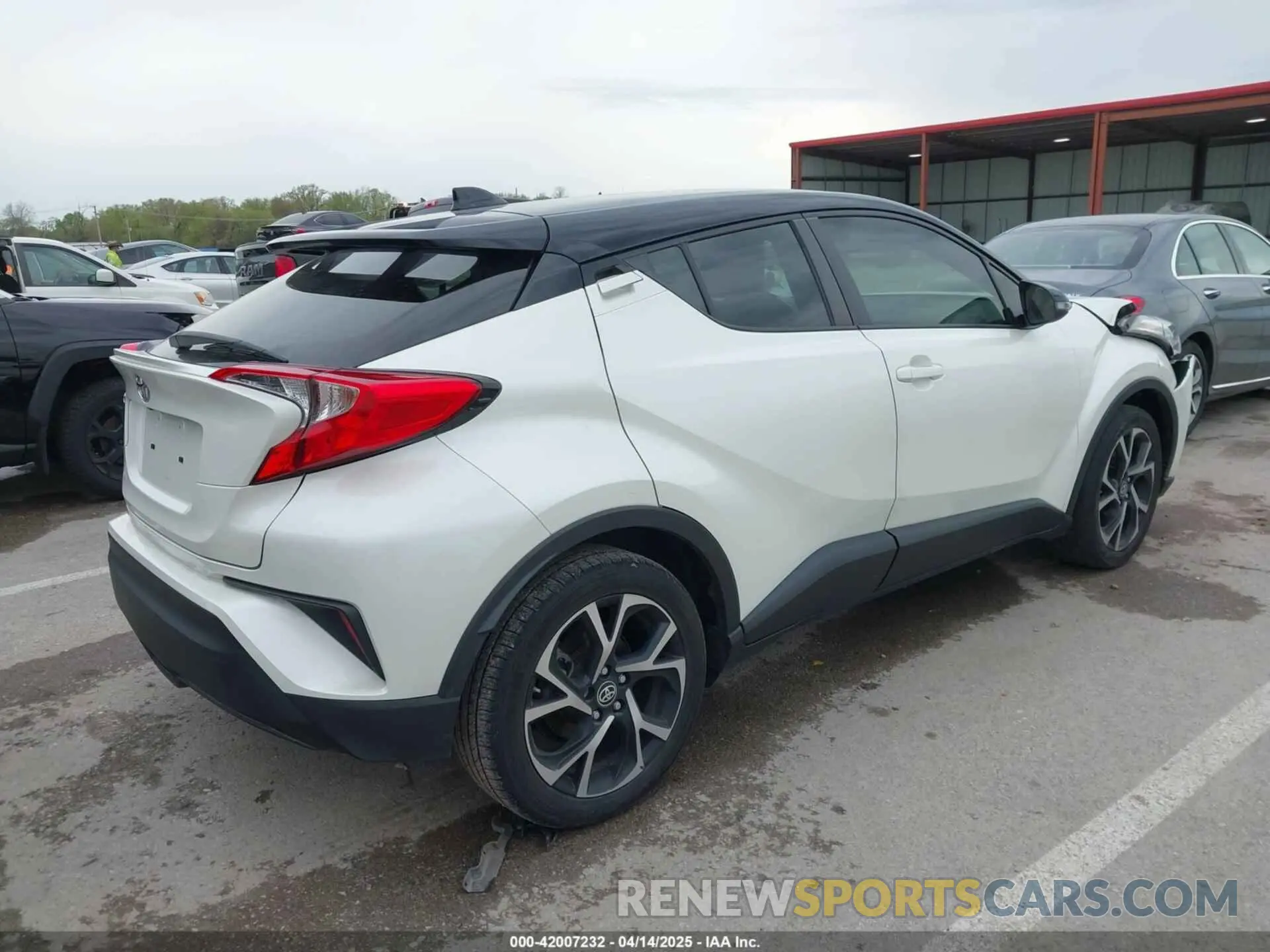 4 fotografías del automóvil dañado JTNKHMBX1L1066943 TOYOTA C-HR 2020