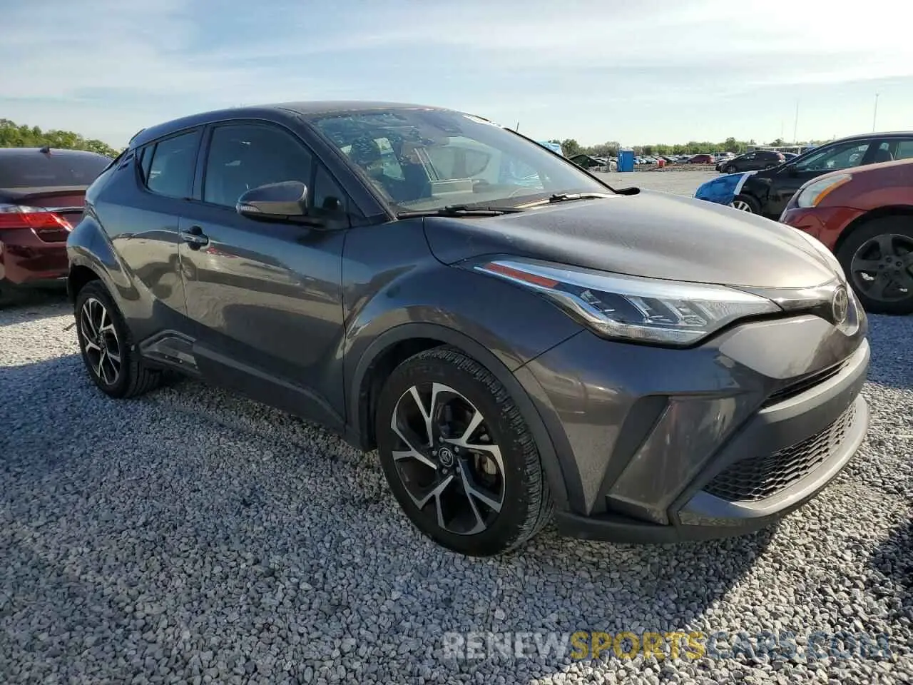 4 fotografías del automóvil dañado JTNKHMBX1L1073634 TOYOTA C-HR 2020