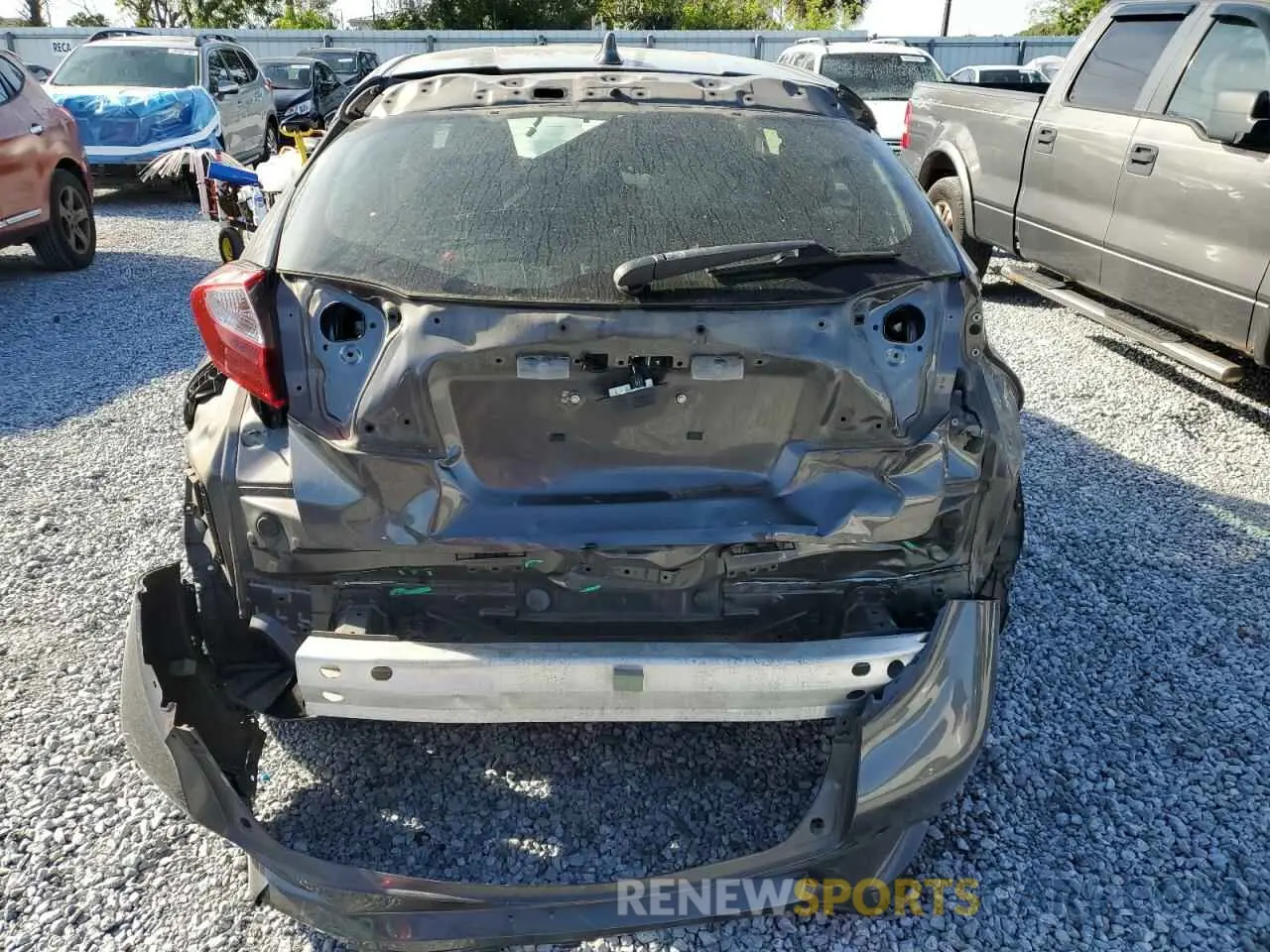 6 fotografías del automóvil dañado JTNKHMBX1L1073634 TOYOTA C-HR 2020
