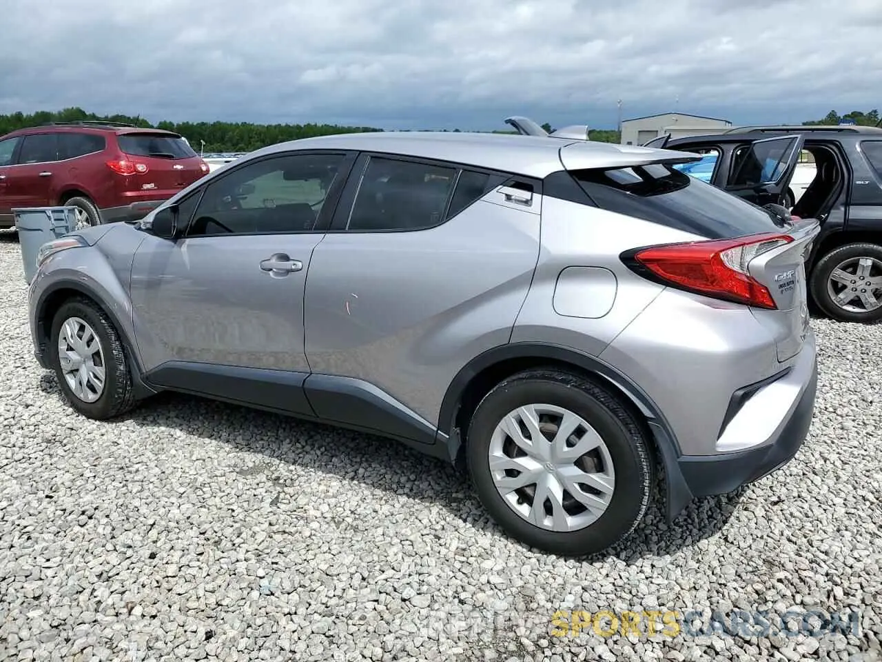 2 fotografías del automóvil dañado JTNKHMBX1L1078963 TOYOTA C-HR 2020