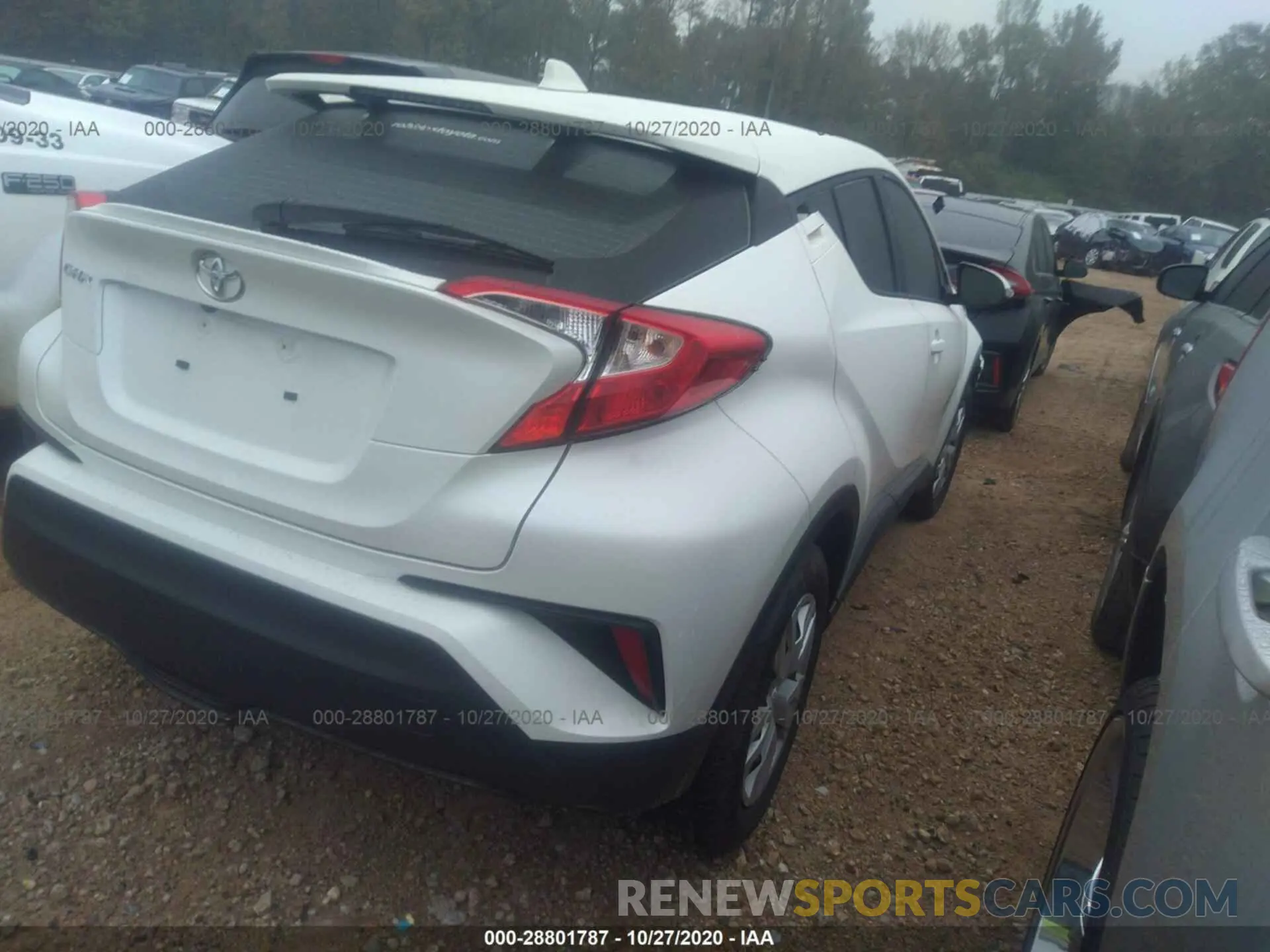 4 fotografías del automóvil dañado JTNKHMBX1L1084696 TOYOTA C-HR 2020