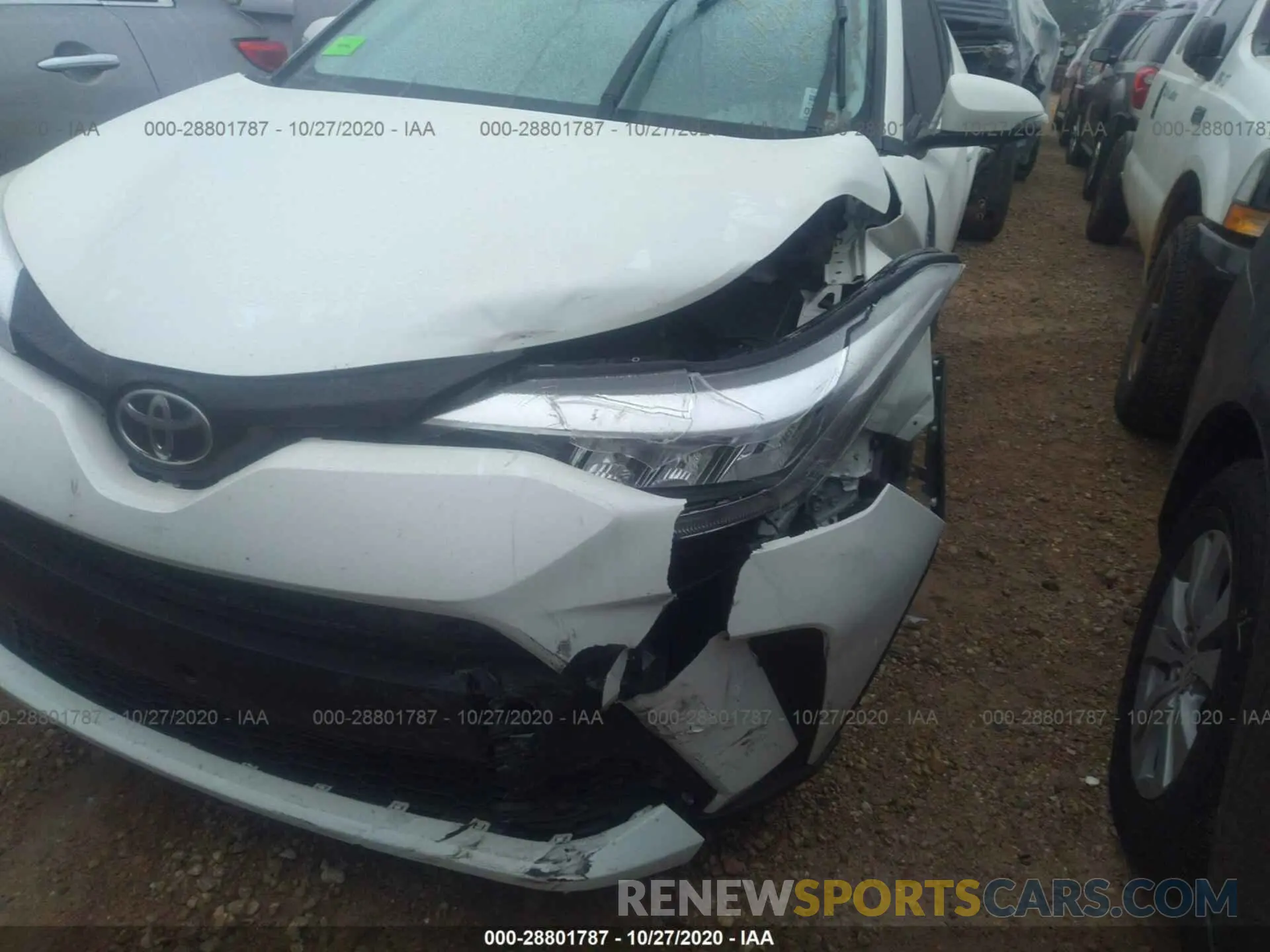 6 fotografías del automóvil dañado JTNKHMBX1L1084696 TOYOTA C-HR 2020
