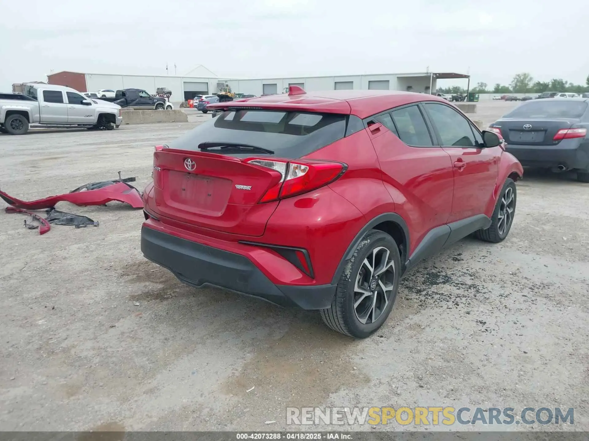 4 fotografías del automóvil dañado JTNKHMBX1L1084844 TOYOTA C-HR 2020