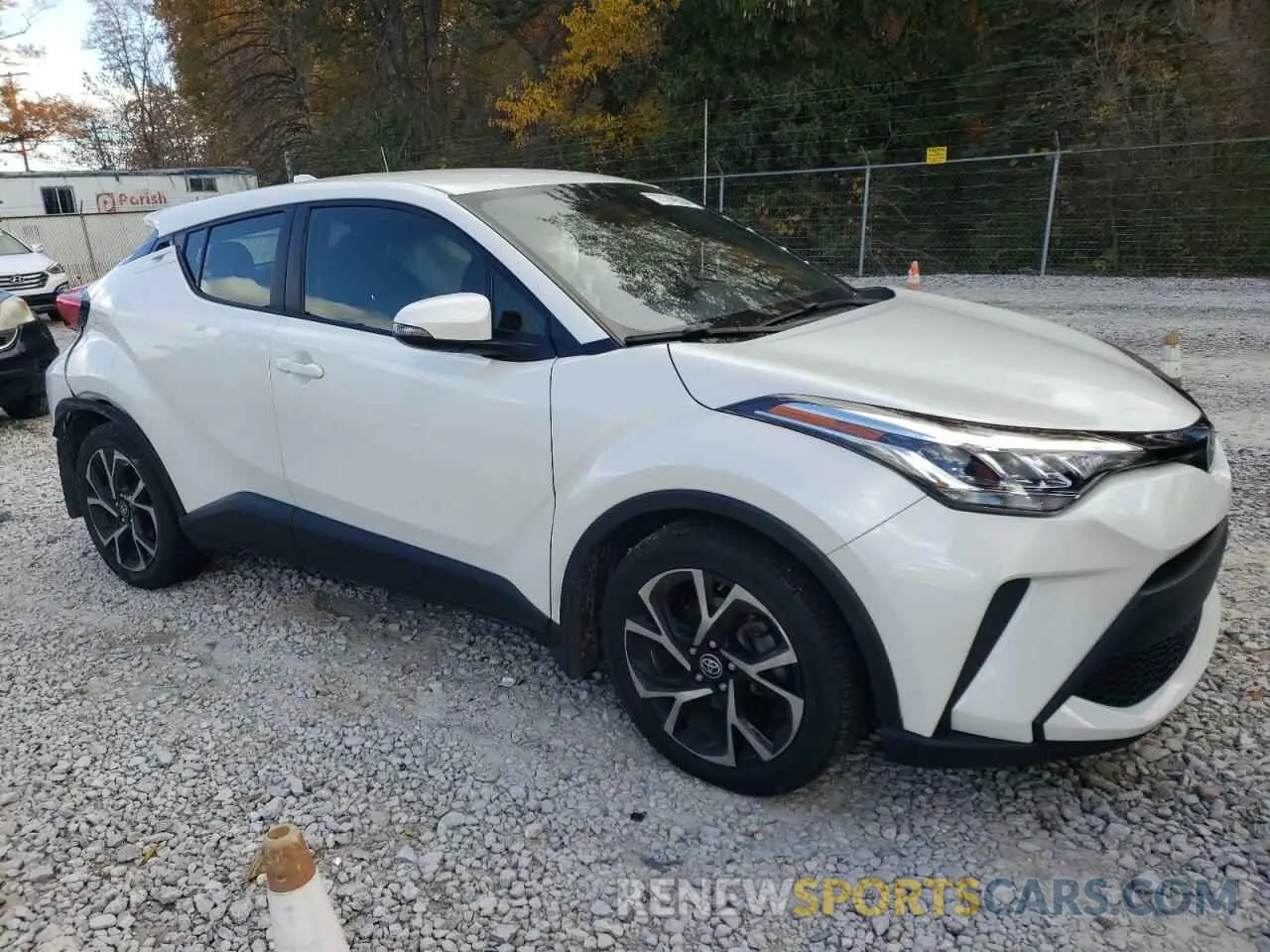 4 fotografías del automóvil dañado JTNKHMBX1L1092359 TOYOTA C-HR 2020