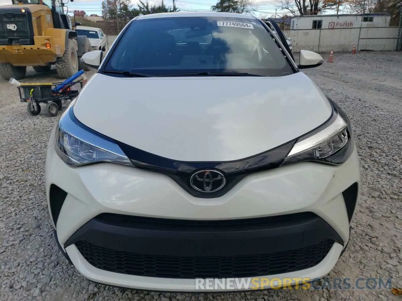 5 fotografías del automóvil dañado JTNKHMBX1L1092359 TOYOTA C-HR 2020