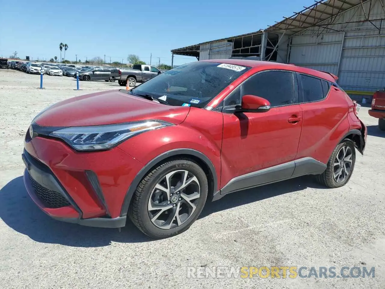 1 fotografías del automóvil dañado JTNKHMBX2L1081547 TOYOTA C-HR 2020