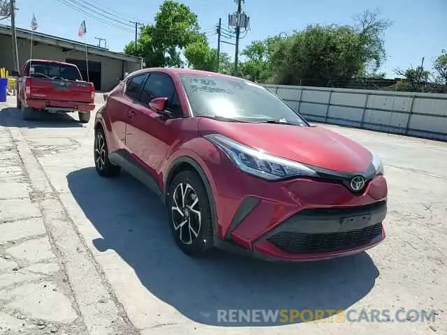 10 fotografías del automóvil dañado JTNKHMBX2L1081547 TOYOTA C-HR 2020