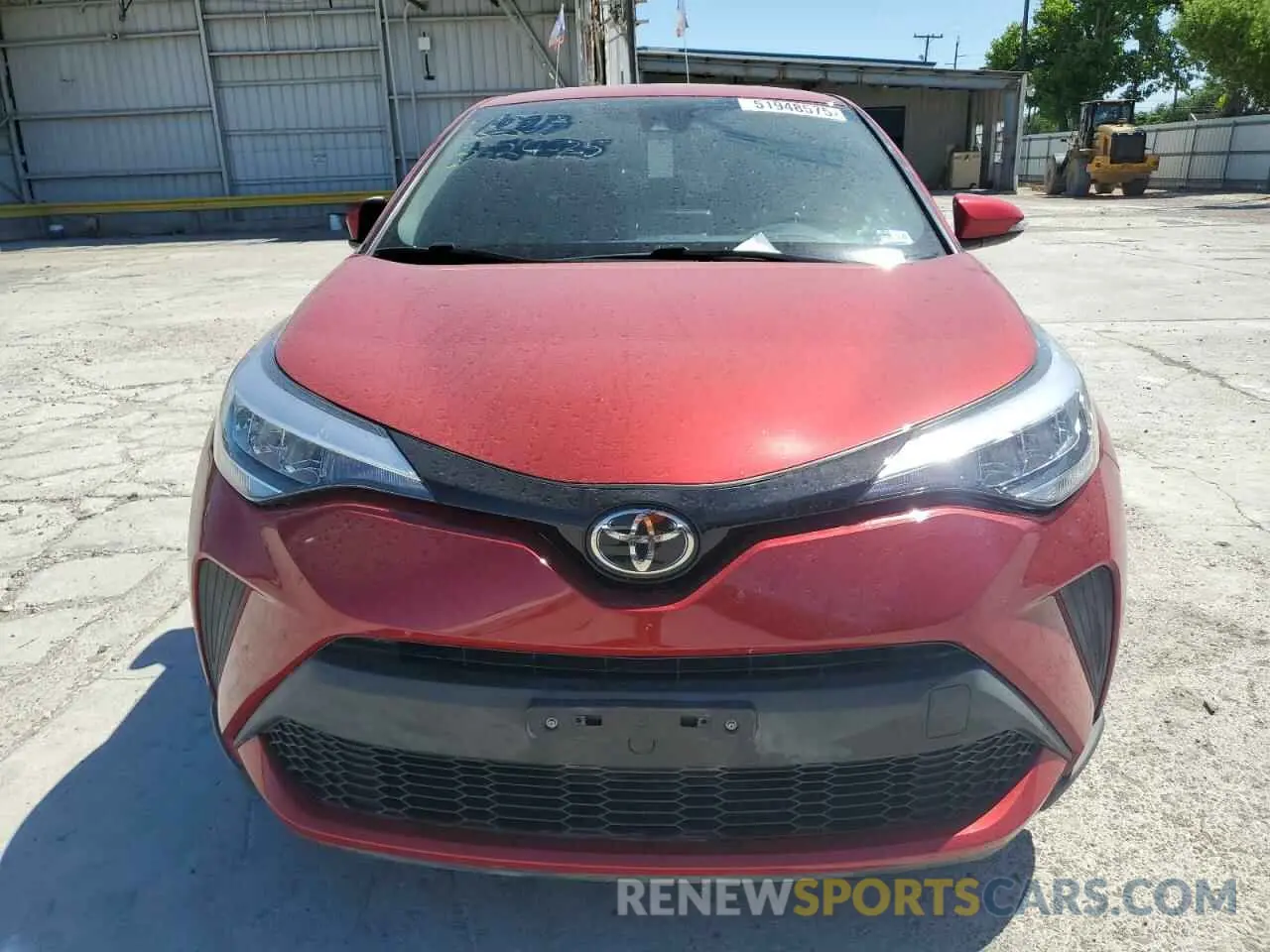5 fotografías del automóvil dañado JTNKHMBX2L1081547 TOYOTA C-HR 2020