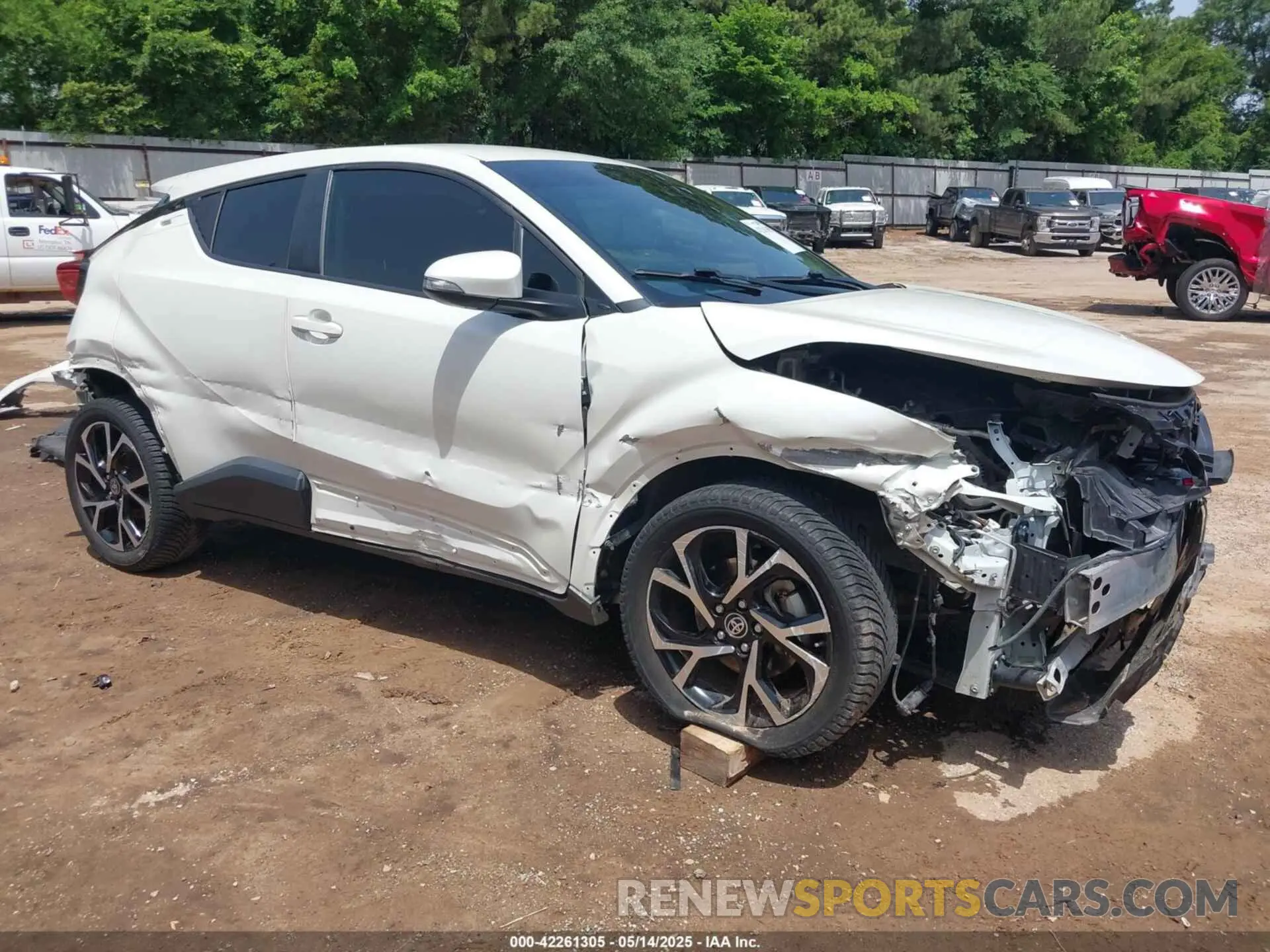 1 fotografías del automóvil dañado JTNKHMBX2L1083587 TOYOTA C-HR 2020