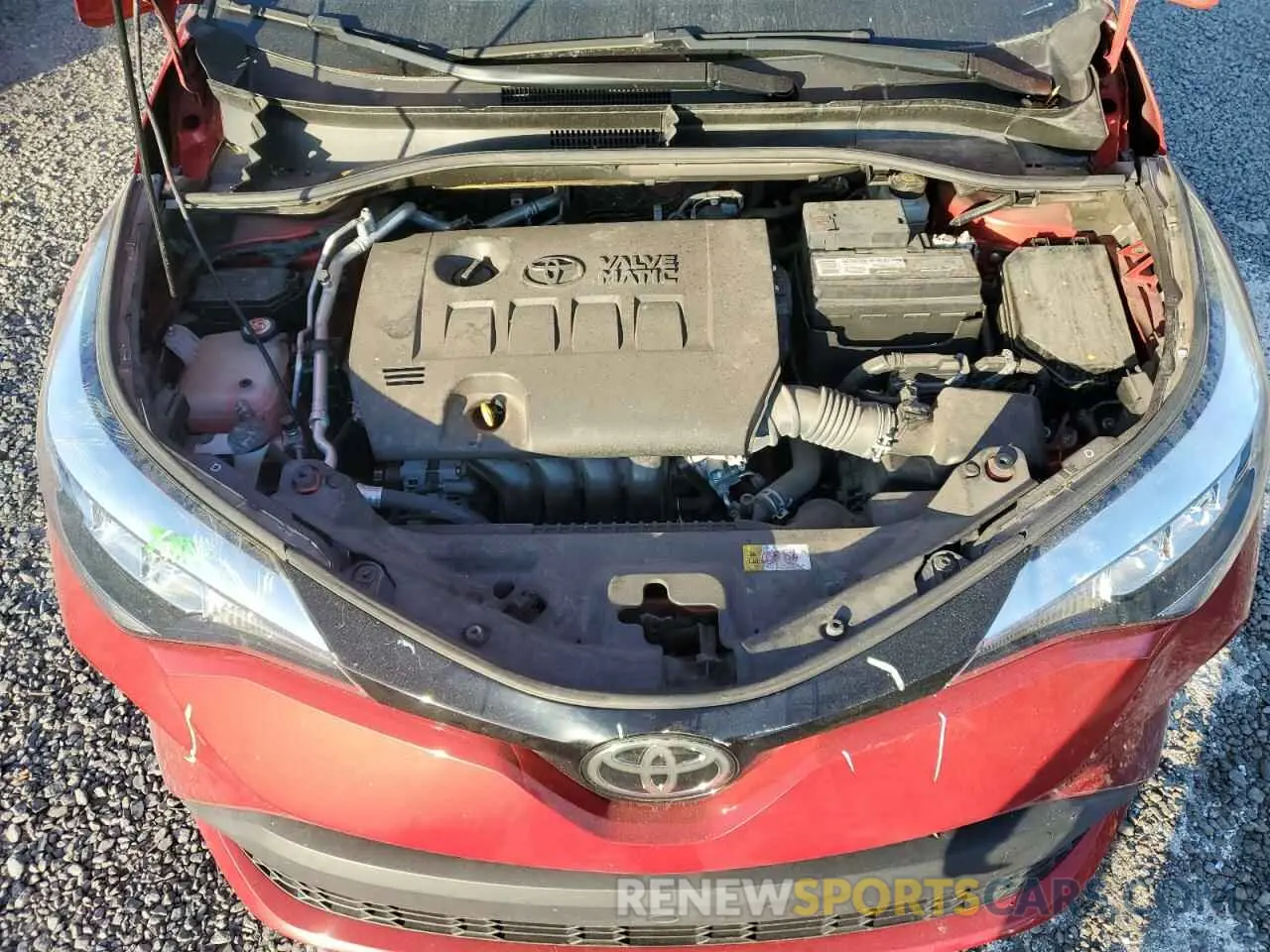 11 fotografías del automóvil dañado JTNKHMBX3L1072128 TOYOTA C-HR 2020