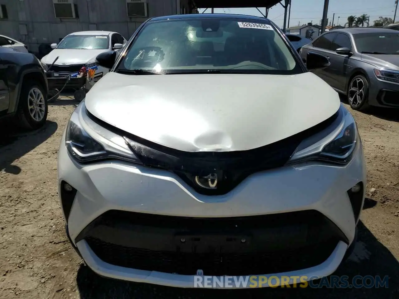 5 fotografías del automóvil dañado JTNKHMBX3L1074624 TOYOTA C-HR 2020