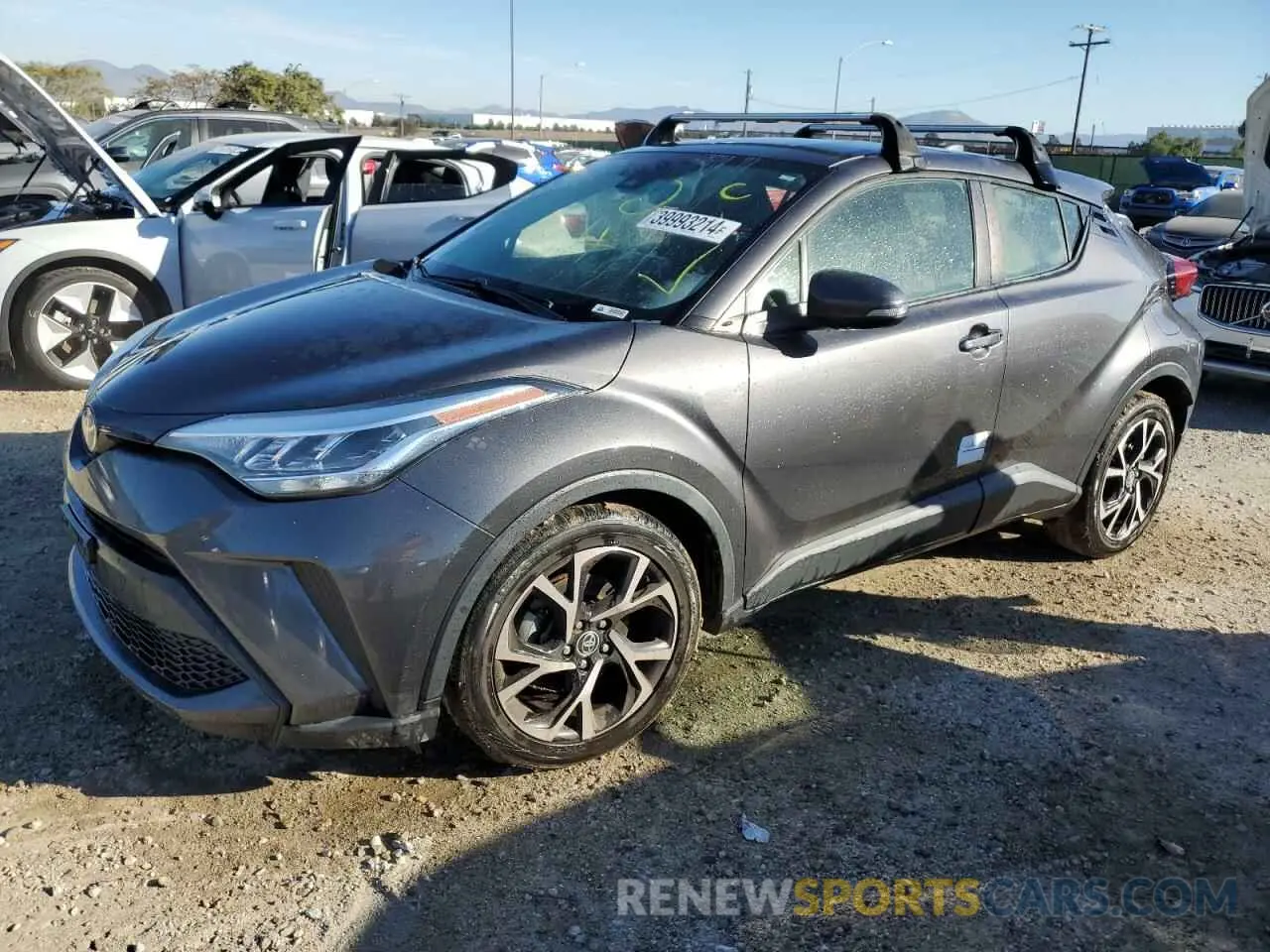 1 fotografías del automóvil dañado JTNKHMBX3L1077443 TOYOTA C-HR 2020