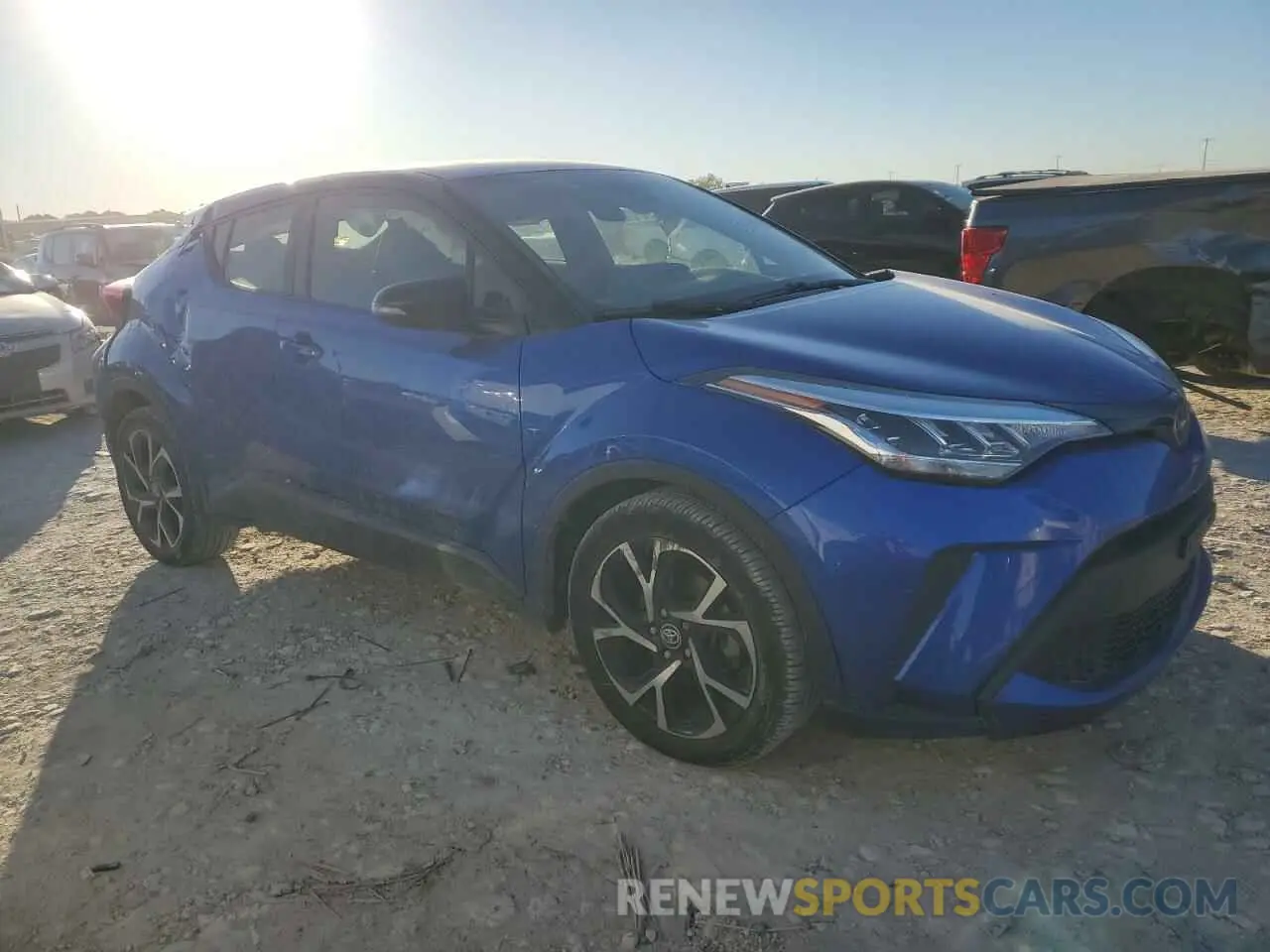 4 fotografías del automóvil dañado JTNKHMBX3L1083792 TOYOTA C-HR 2020