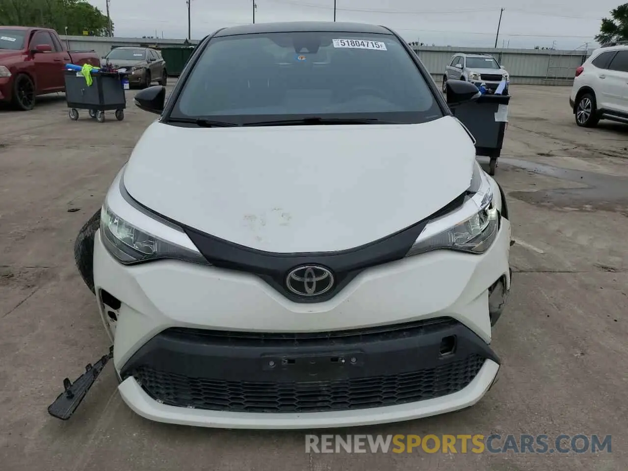 5 fotografías del automóvil dañado JTNKHMBX3L1087972 TOYOTA C-HR 2020