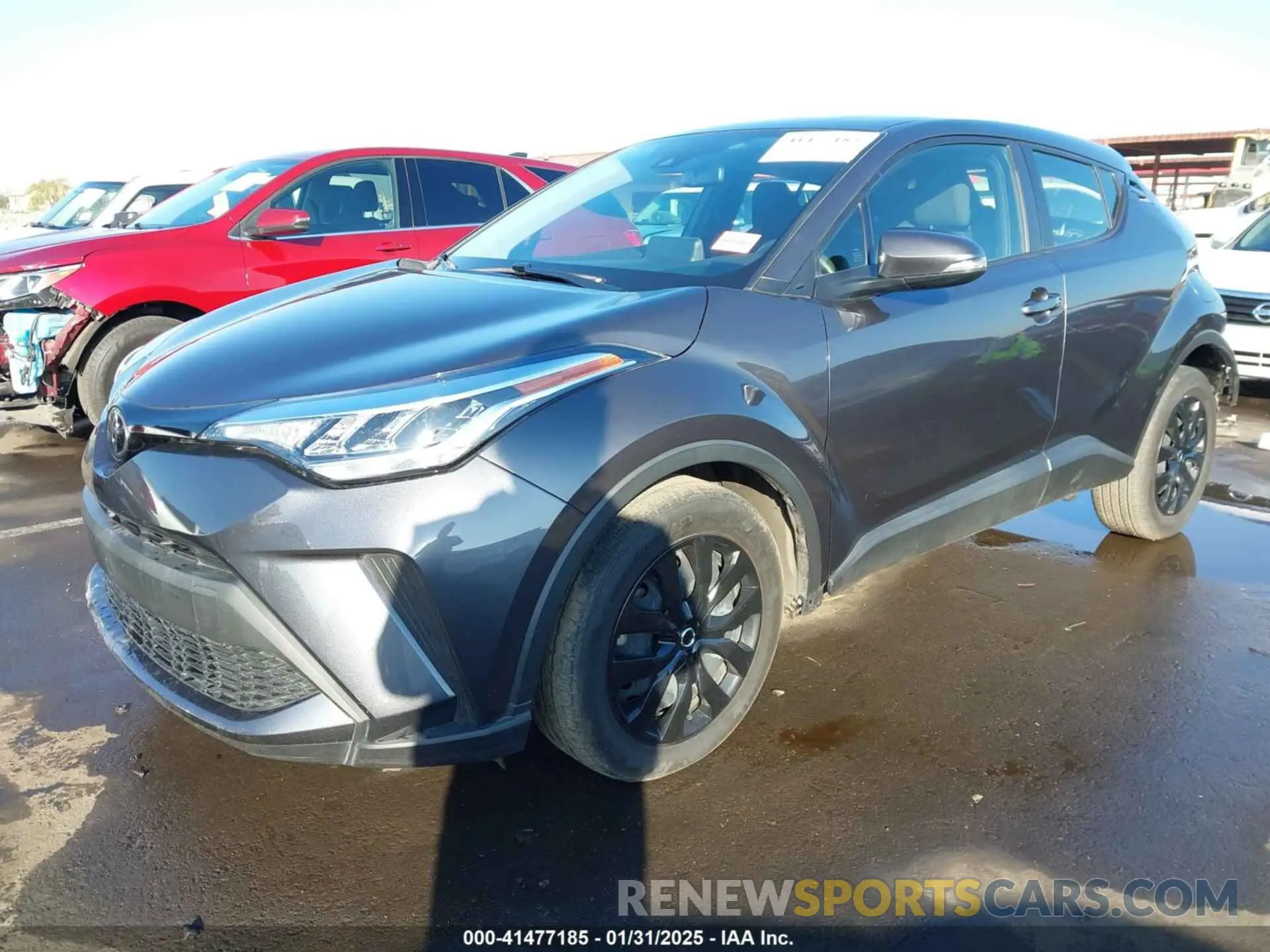 2 fotografías del automóvil dañado JTNKHMBX3L1088426 TOYOTA C-HR 2020