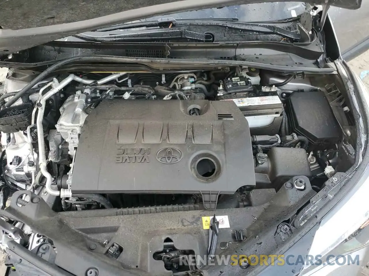 12 fotografías del automóvil dañado JTNKHMBX3L1090032 TOYOTA C-HR 2020