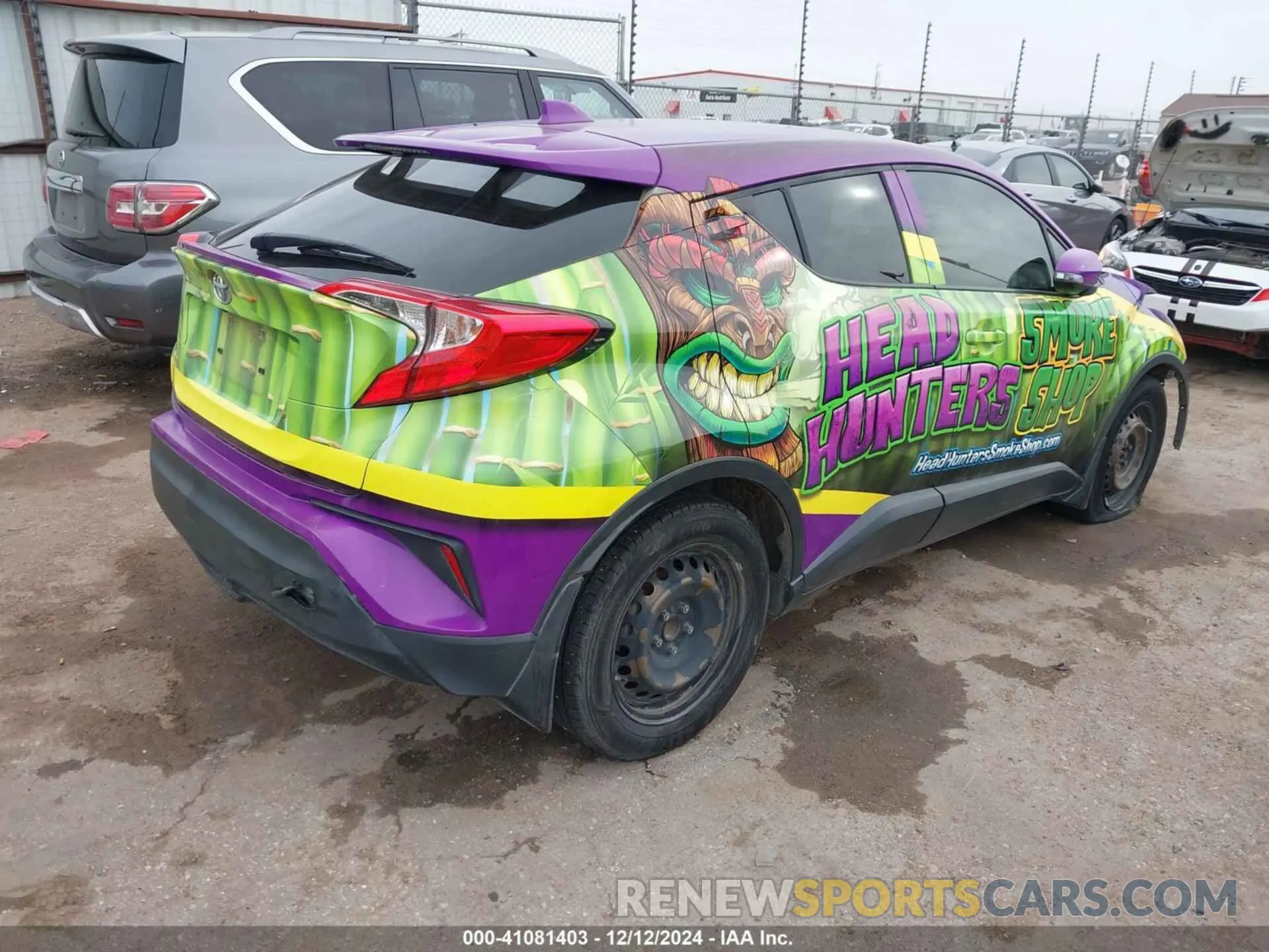 4 fotografías del automóvil dañado JTNKHMBX3L1091214 TOYOTA C-HR 2020