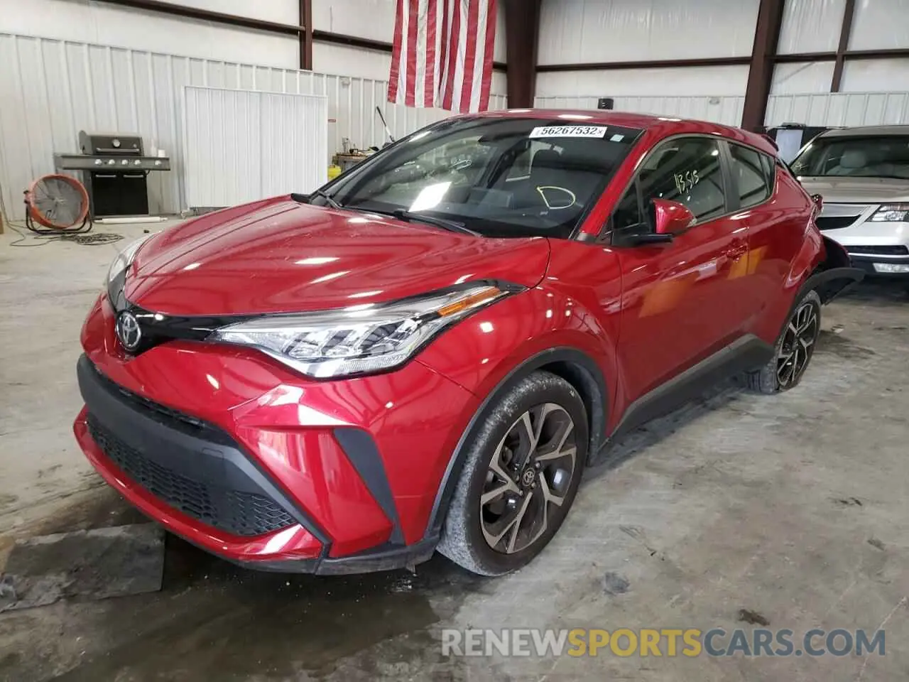 2 fotografías del automóvil dañado JTNKHMBX4L1065351 TOYOTA C-HR 2020