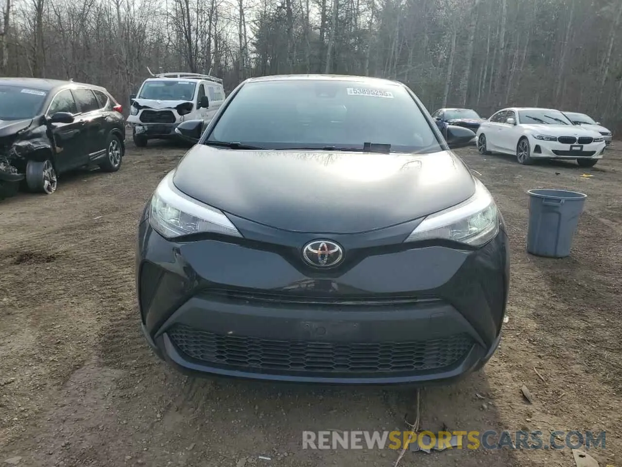 5 fotografías del automóvil dañado JTNKHMBX4L1081811 TOYOTA C-HR 2020